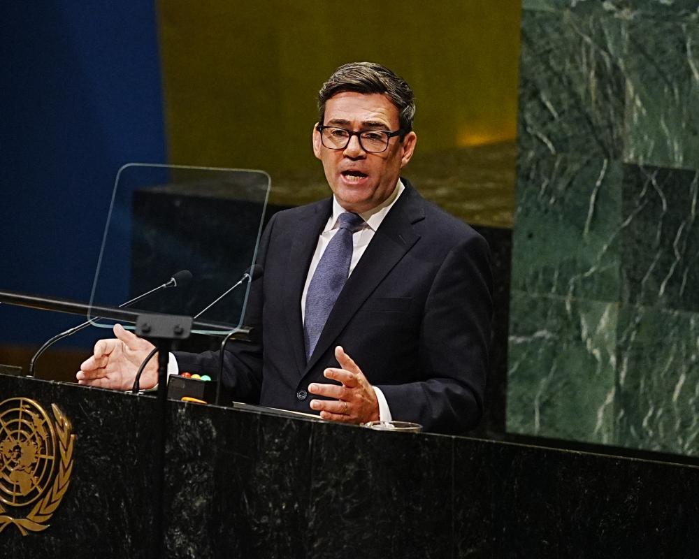 New UK agency to fight ‘information warfare’ from likes of Russia, Burnham tells UN