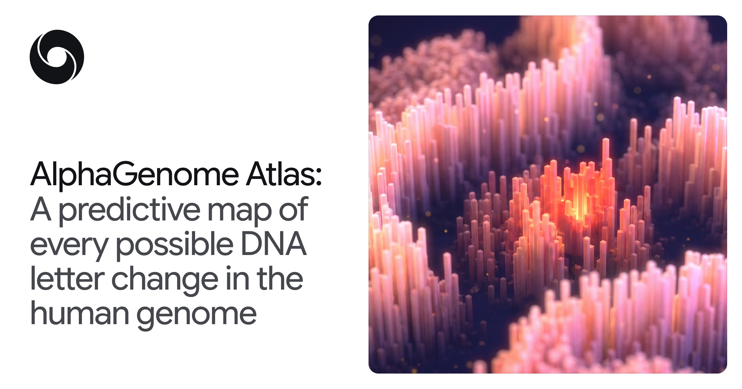 AlphaGenome Atlas: A predictive map of every possible DNA letter change in the human genome