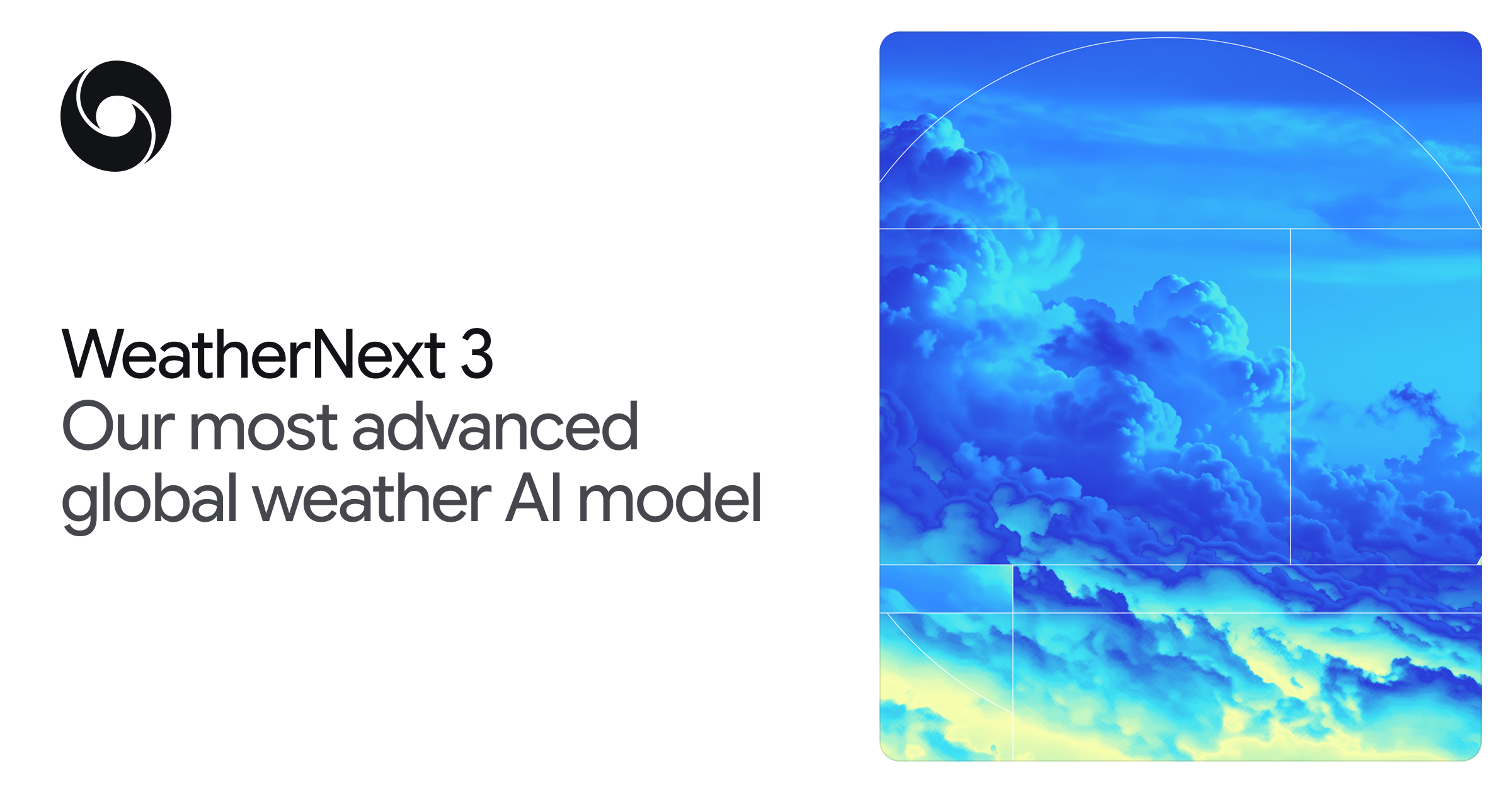 Introducing WeatherNext 3, our most advanced and accurate global weather AI model