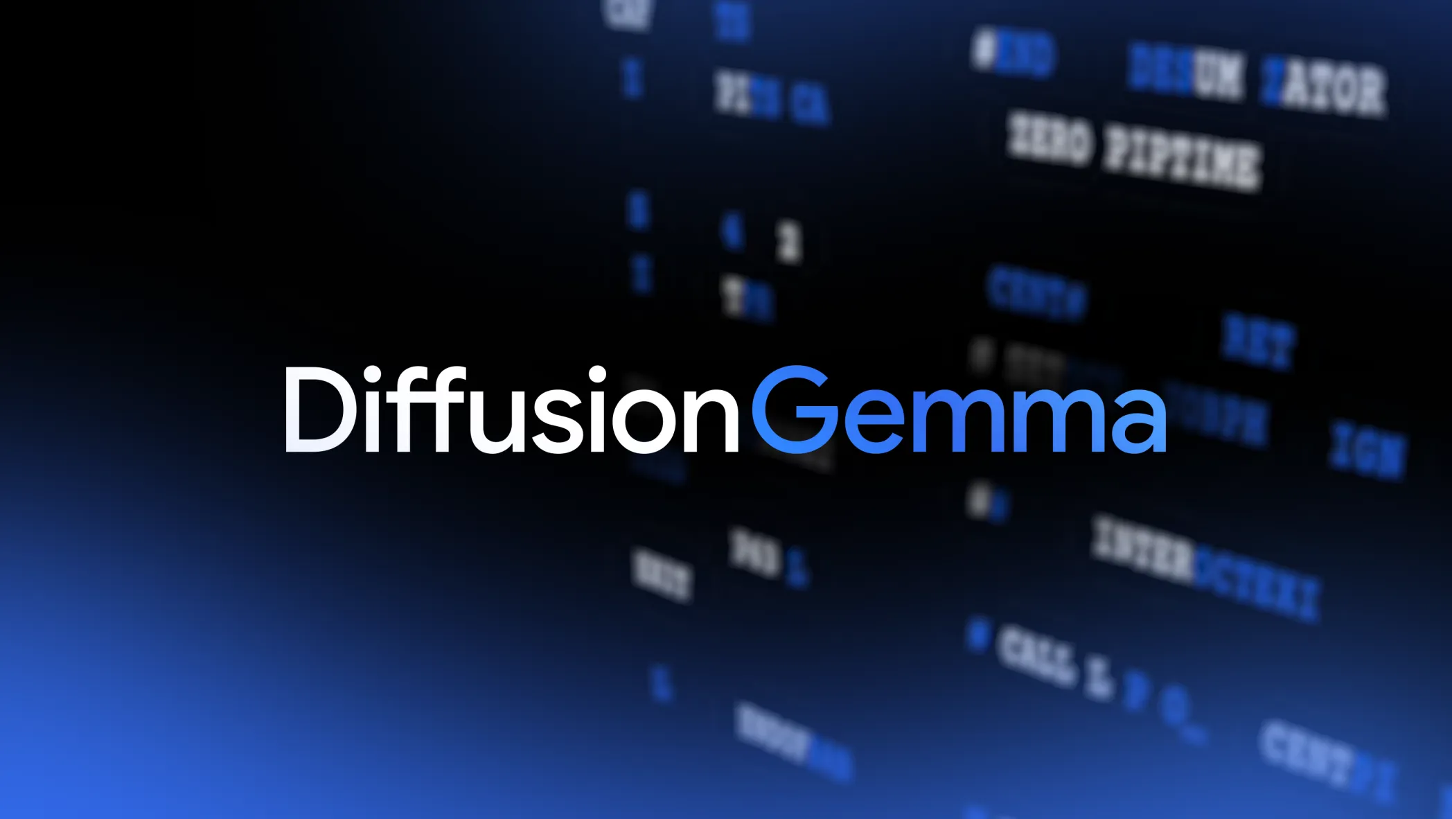 DiffusionGemma: 4x faster text generation