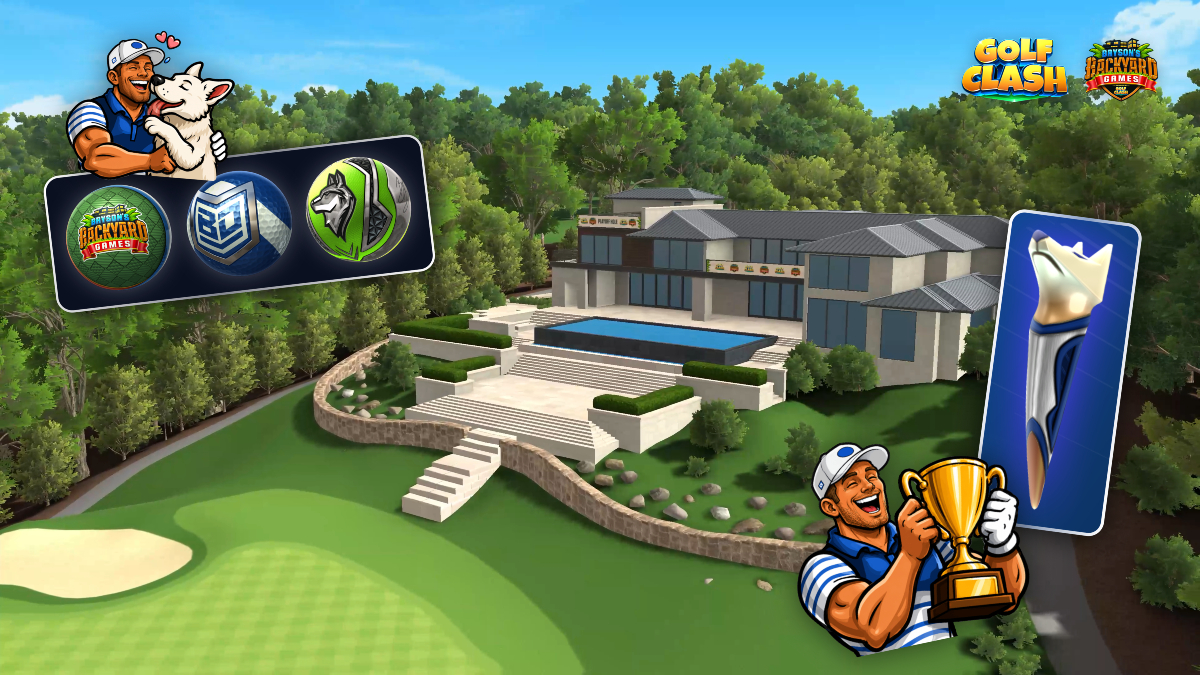 Bryson DeChambeau brings his $100K Backyard Golf Challenge to Golf Clash