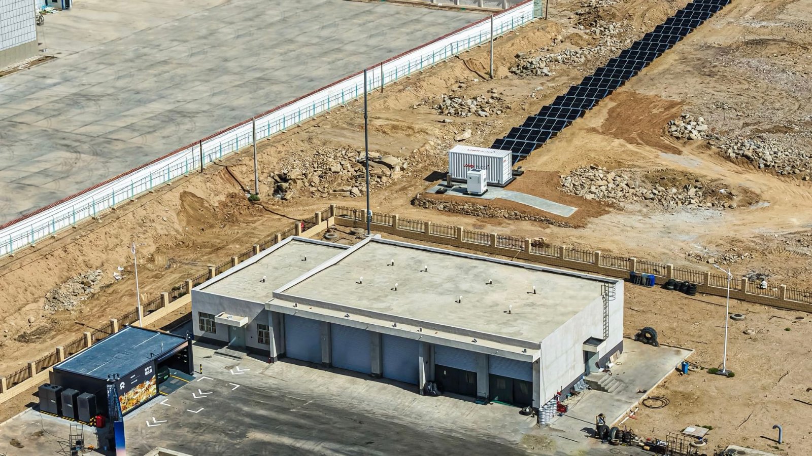 Nio opens its first fully solar-powered battery swap station in China