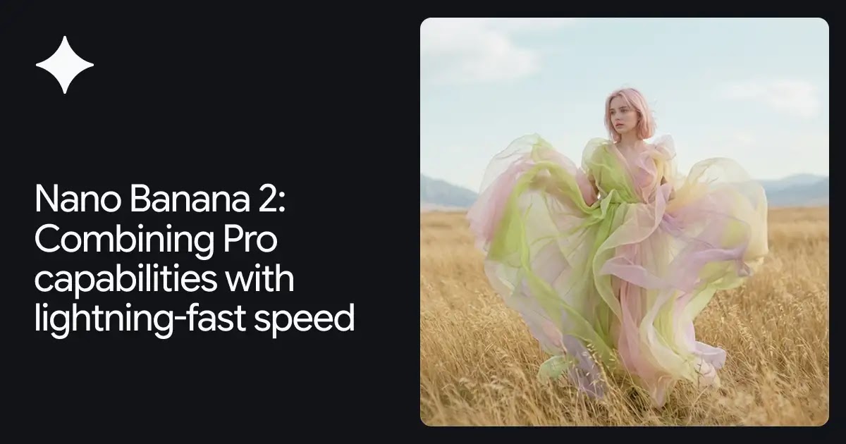Nano Banana 2: Combining Pro capabilities with lightning-fast speed