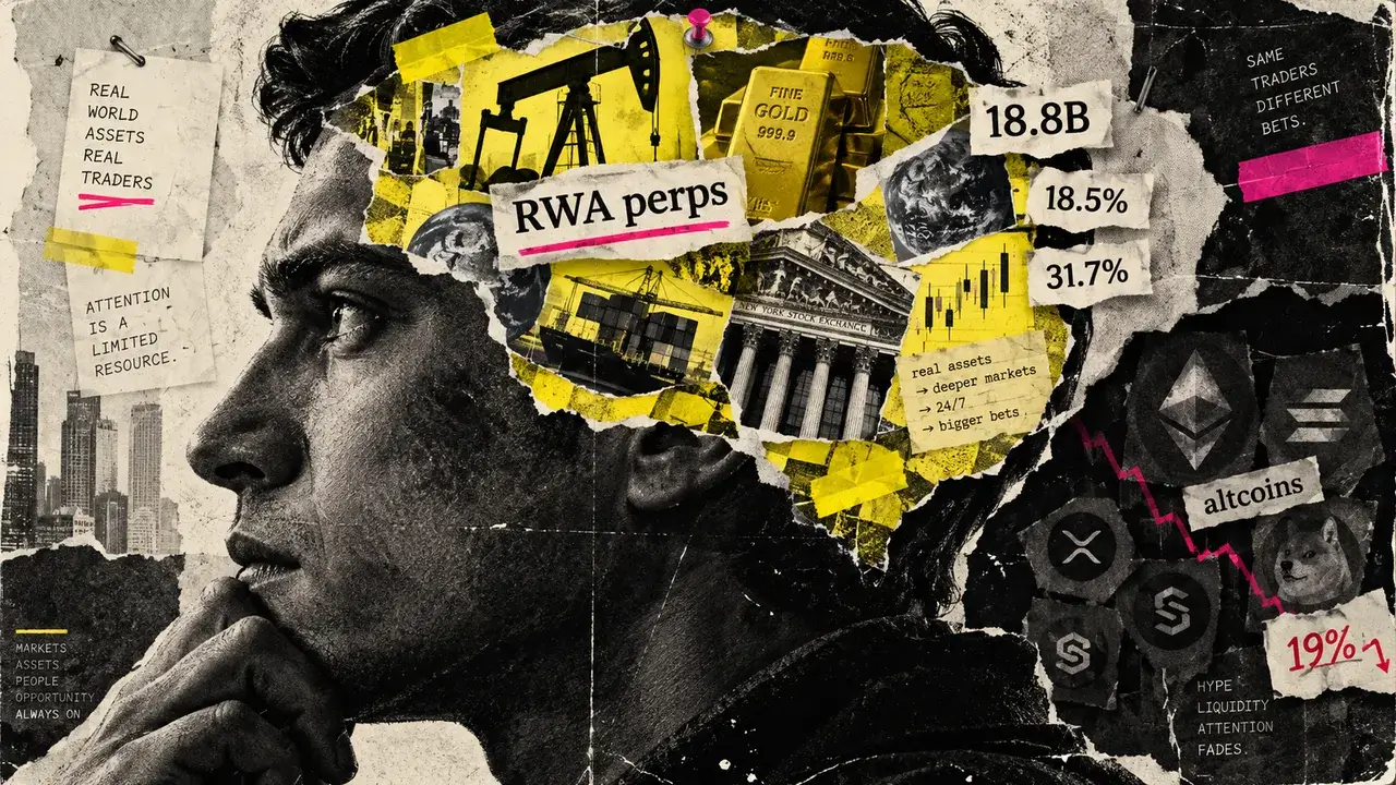 Altcoin demand meets $18B threat as flows move into RWA perps as just 19% of traders keep alts