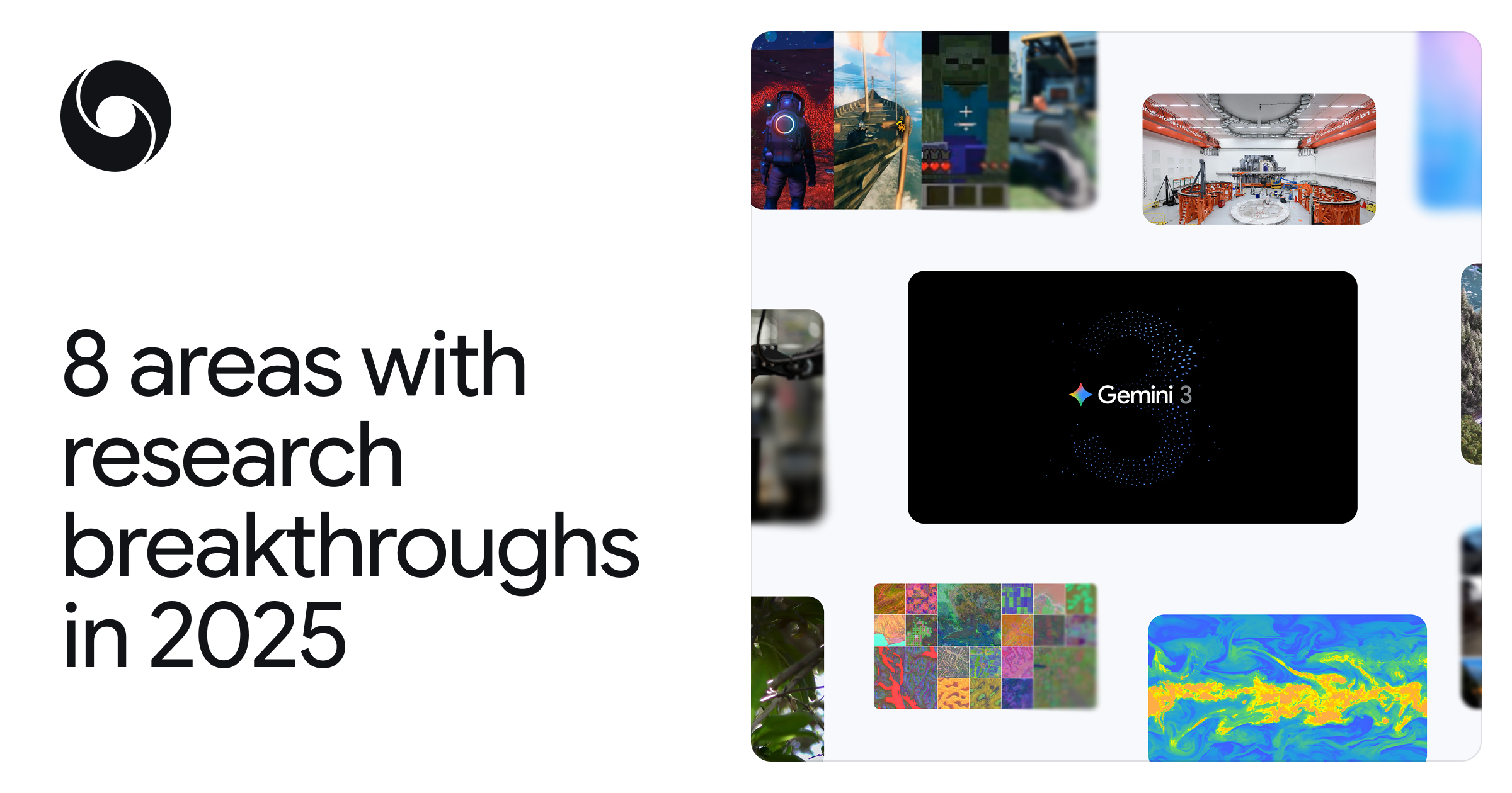 Google's year in review: 8 areas with research breakthroughs in 2025