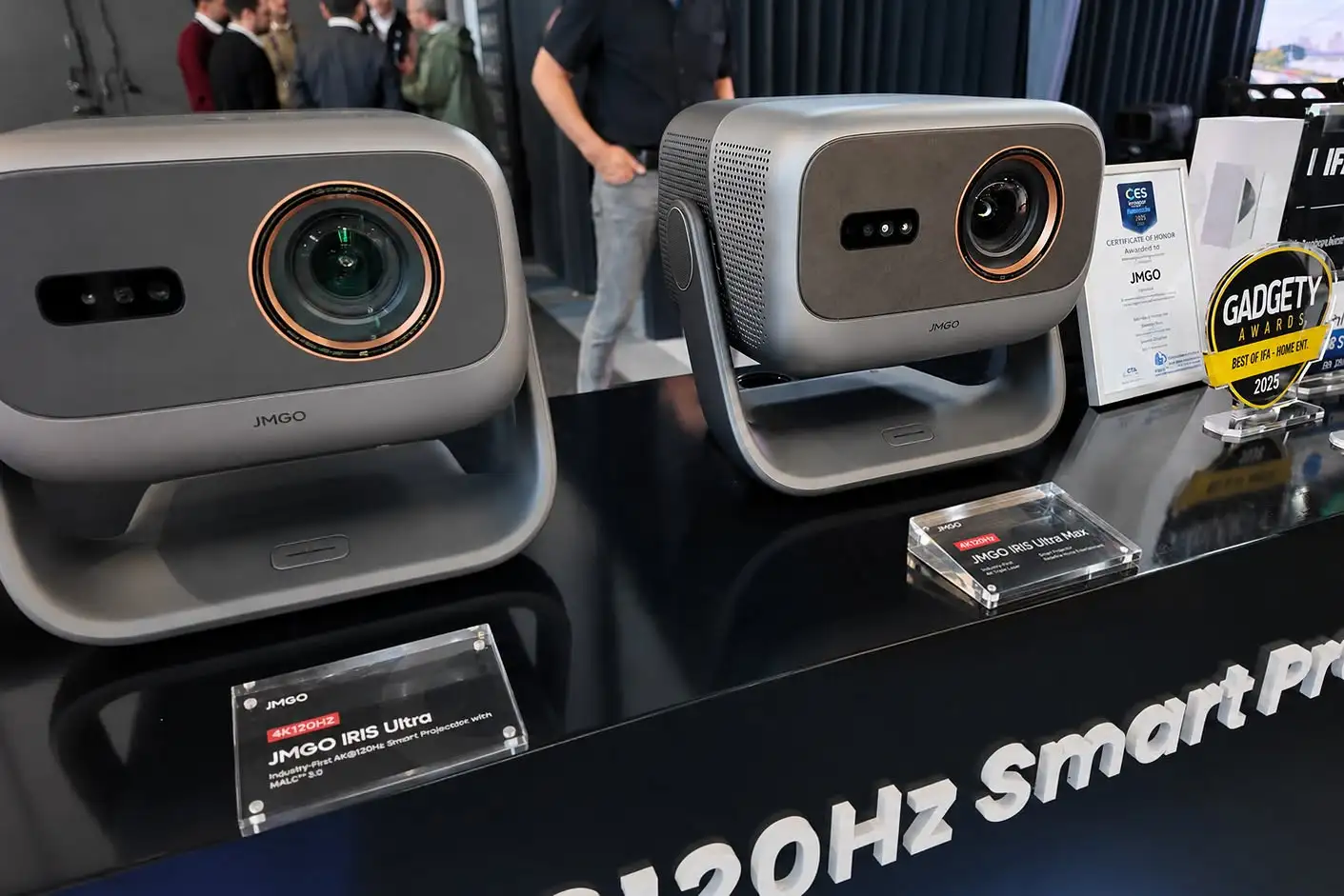 JMGO showcased its 4K/120Hz projection technology at IFA 2026