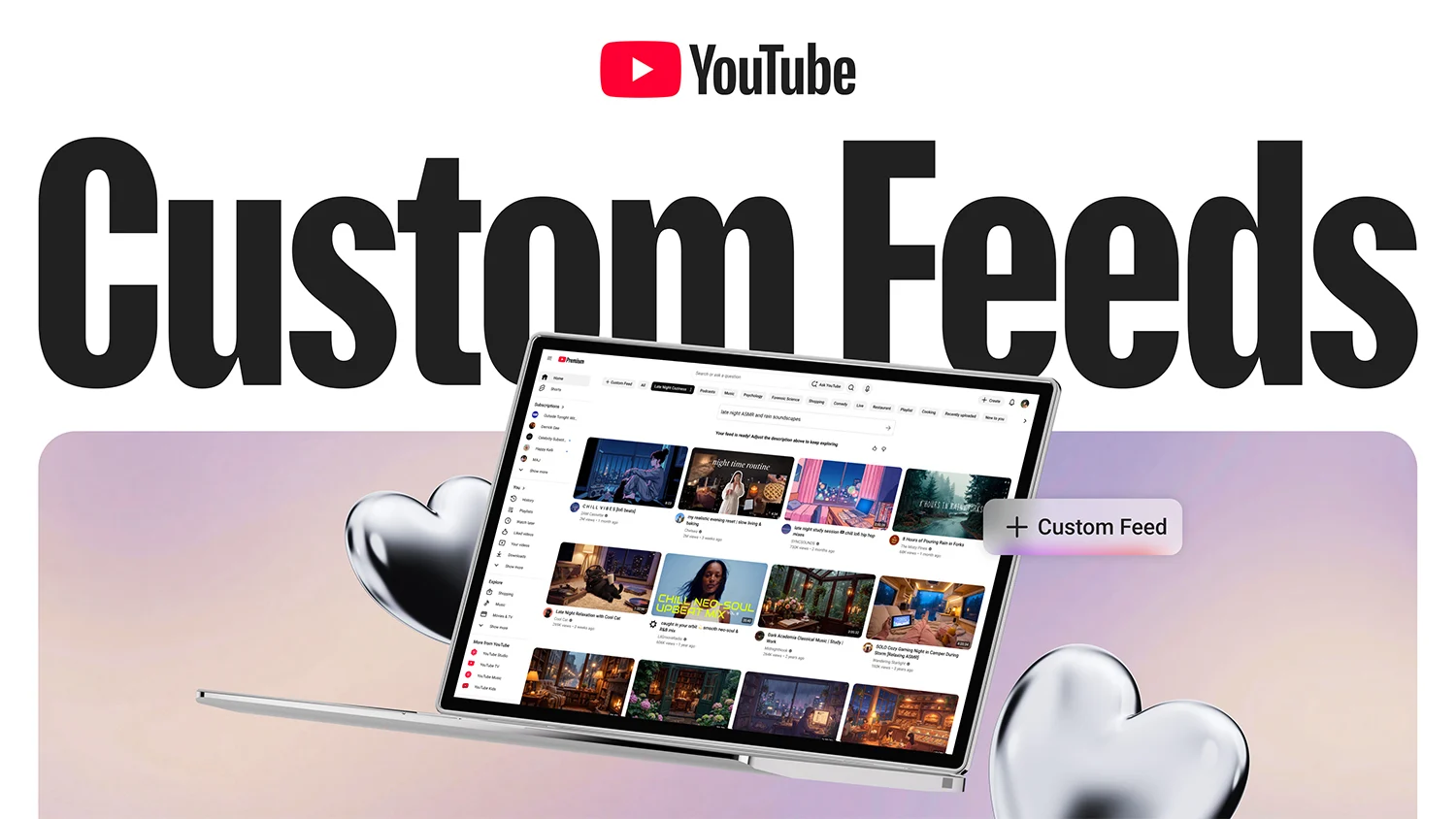 YouTube lets users customize what content is on their homepage for the first time