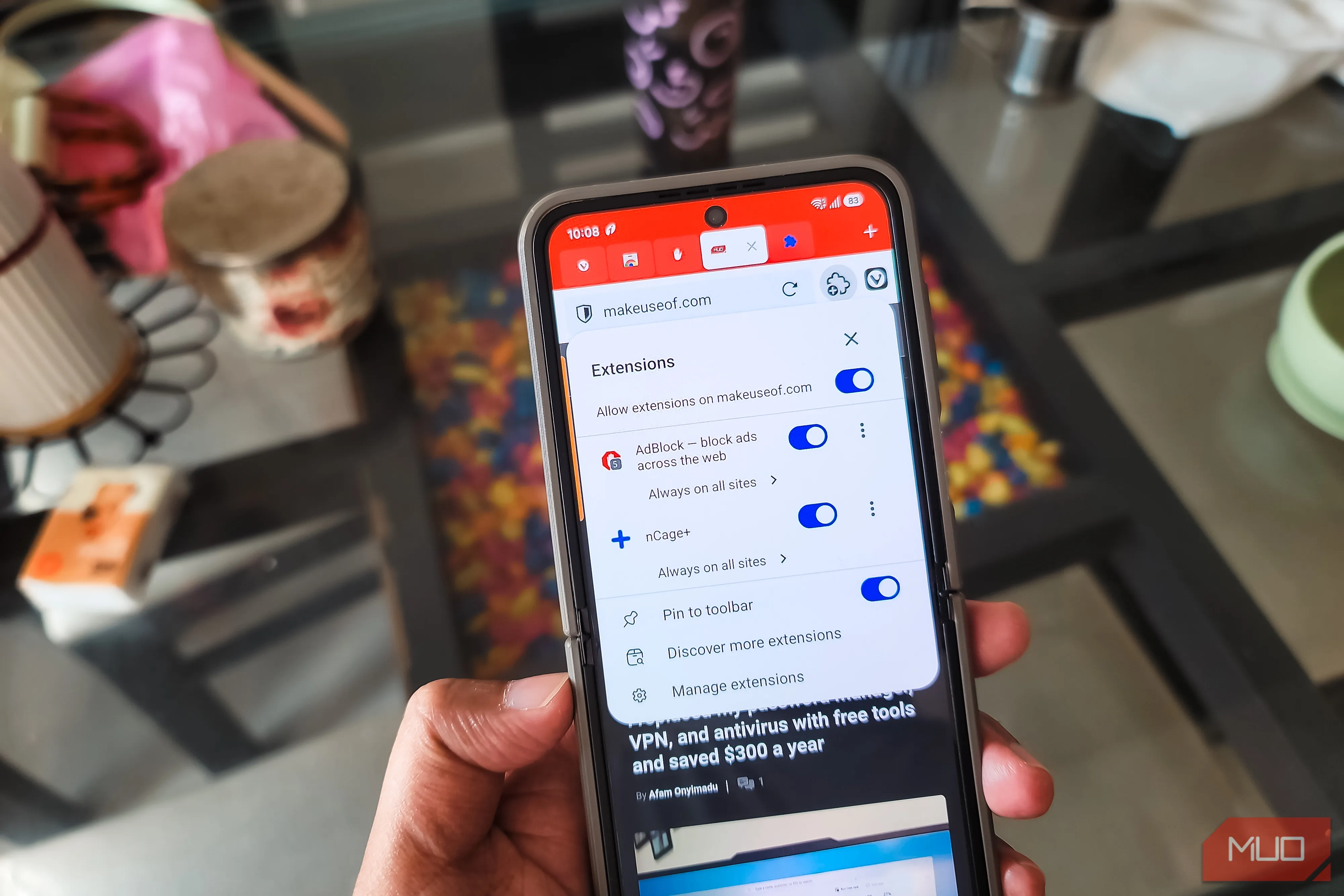 Chrome still can't run its own extensions on Android, but this browser can