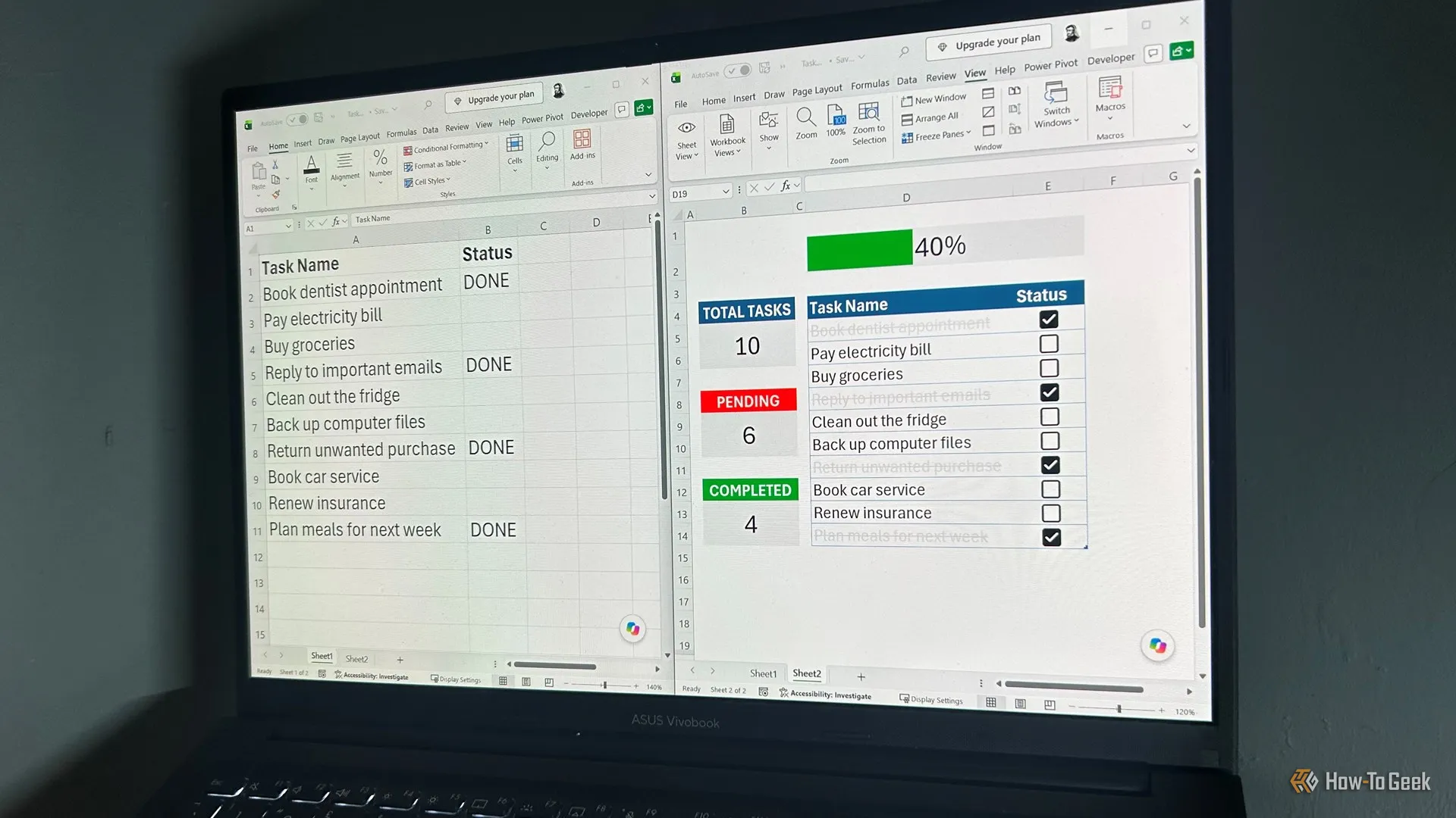 I turned a boring task list into a mini Excel app in 10 minutes