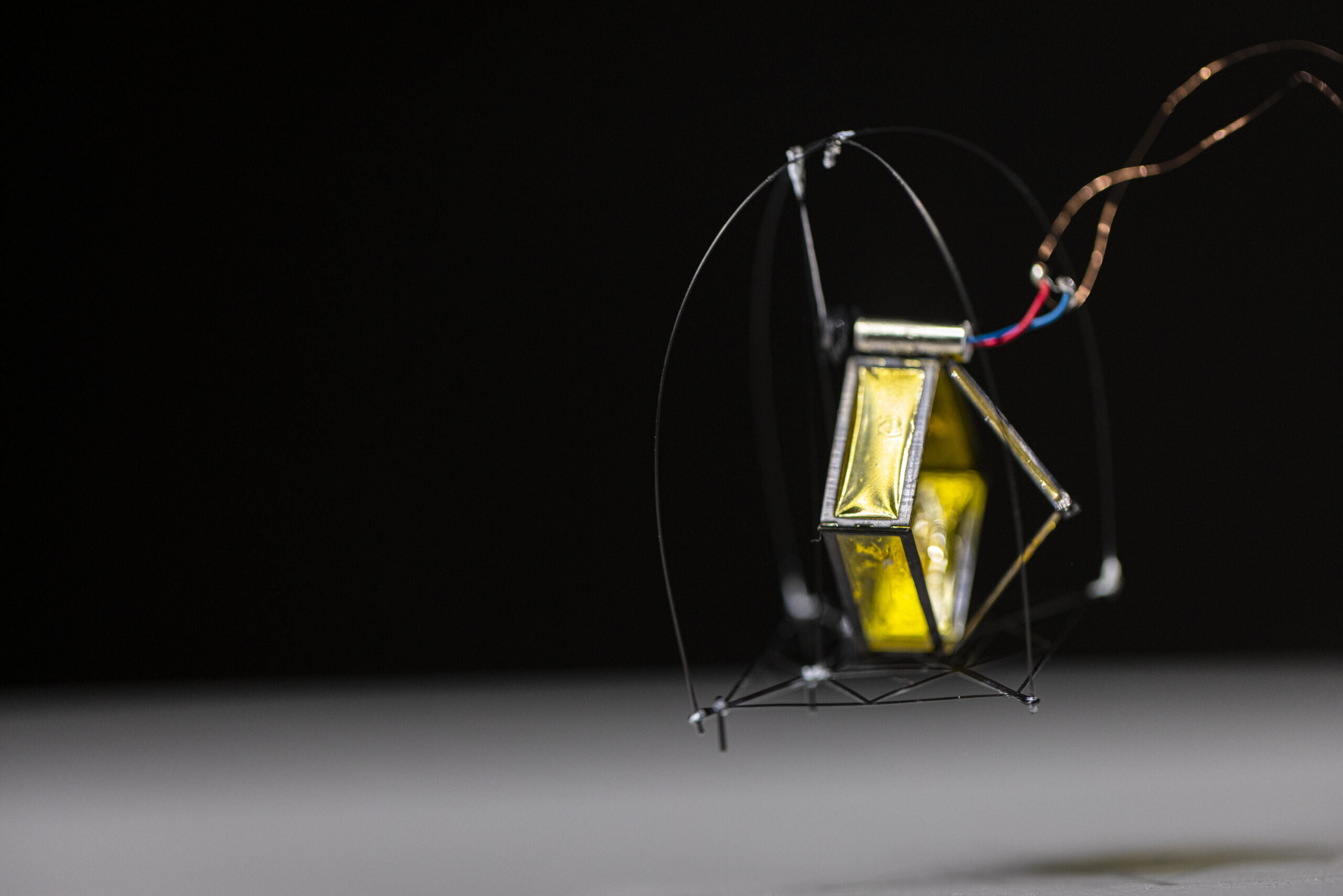 Tiny robot can precisely control its jump height