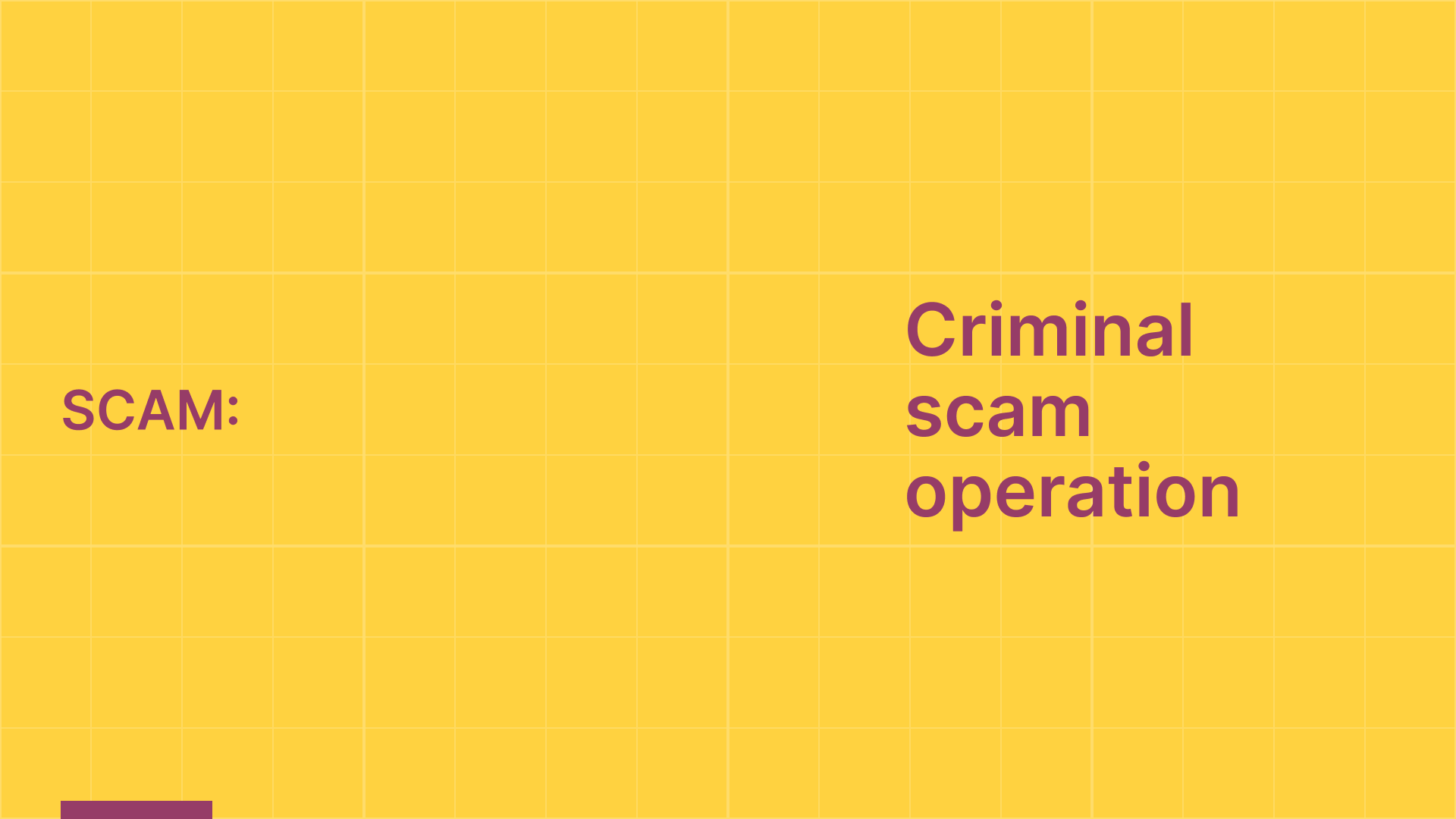Disrupting a Cambodia-based criminal scam operation