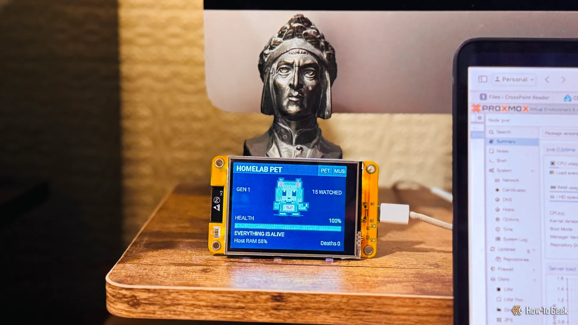 I built a Tamagotchi that dies when my homelab goes down