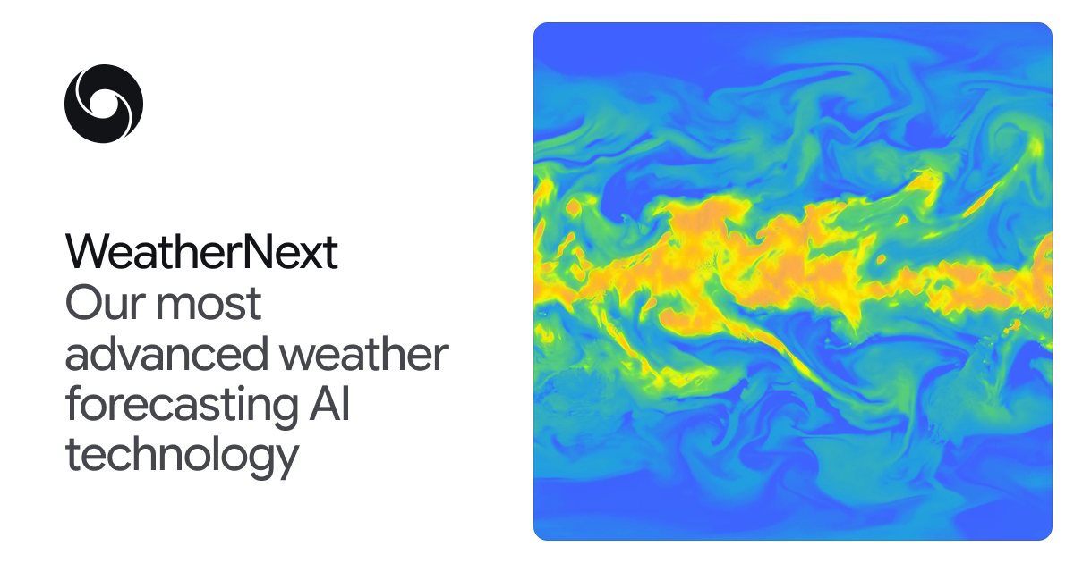 WeatherNext 2: Our most advanced weather forecasting model