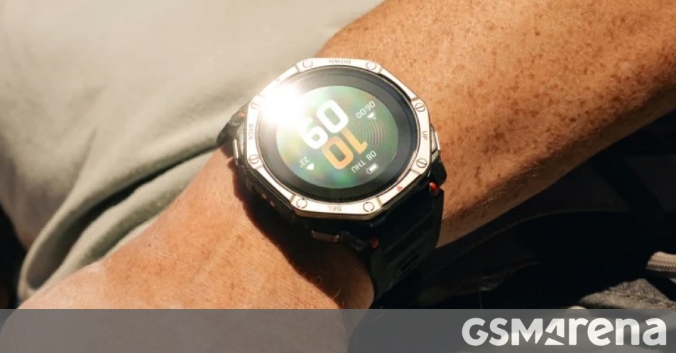 Amazfit's T-Rex Dual Solar smartwatch offers dual-sided solar charging