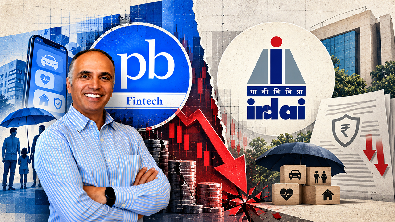 PB Fintech shares fall over 30% after IRDAI proposes lower insurance commissions