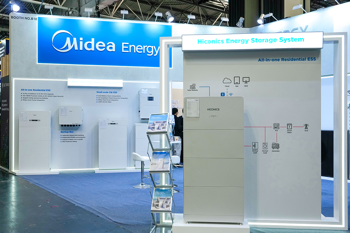 Midea Energy debuts broad storage portfolio at Solar & Storage Live UK