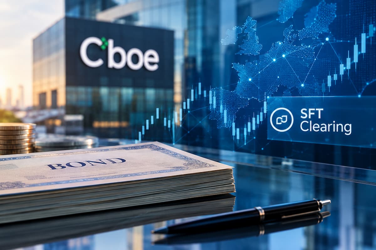 Cboe Clear Europe Adds Fixed Income to SFT Clearing From August