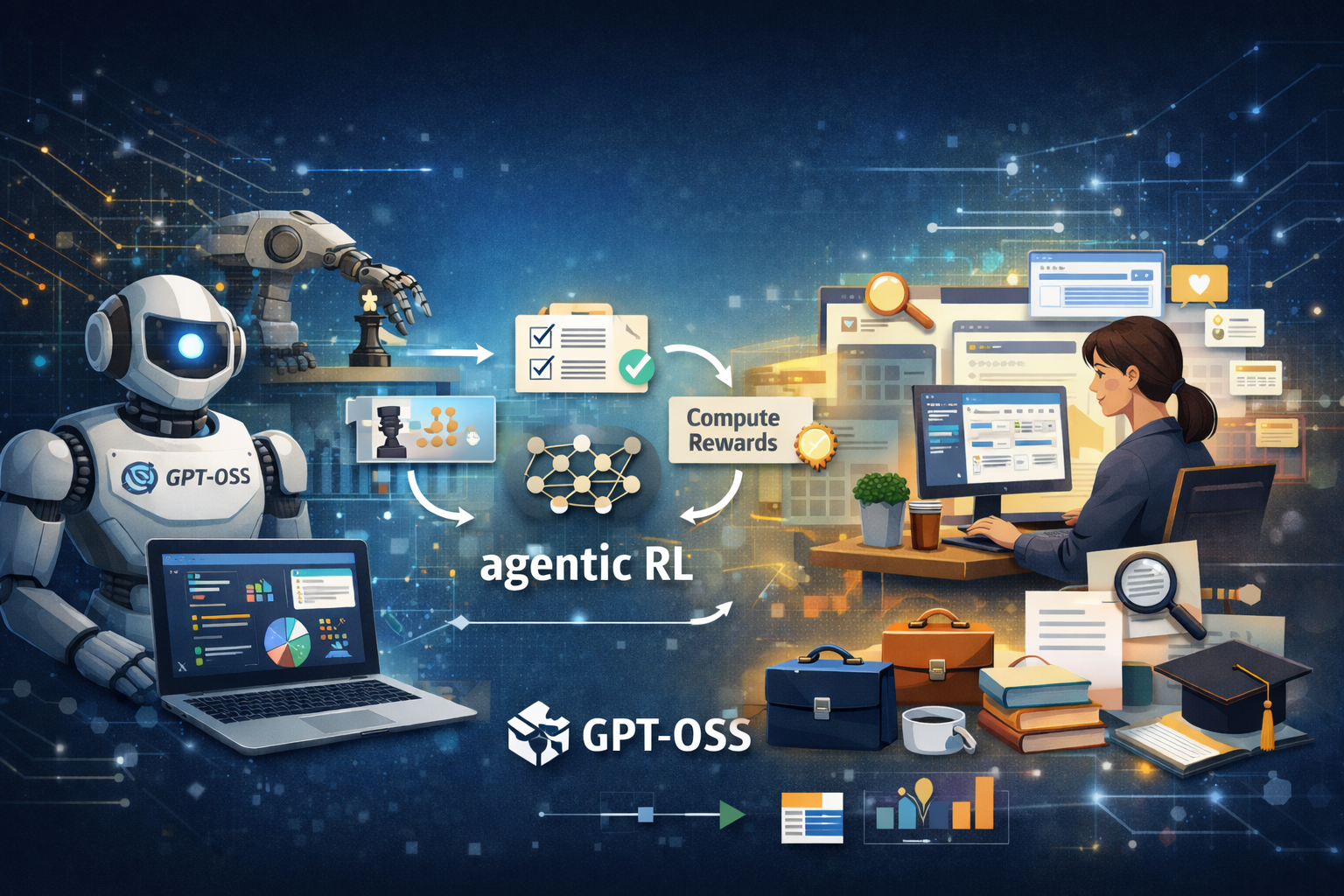 Unlocking Agentic RL Training for GPT-OSS: A Practical Retrospective