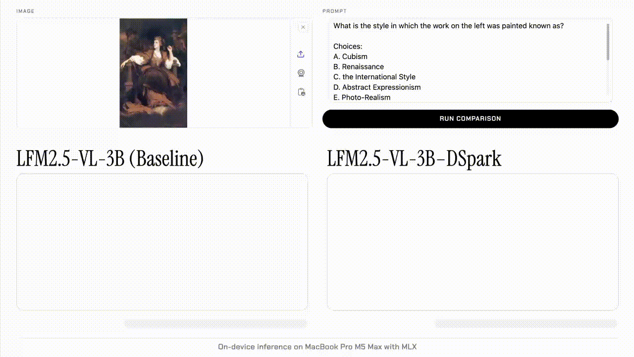 Accelerating vision-language models with LFM2.5-VL-DSpark