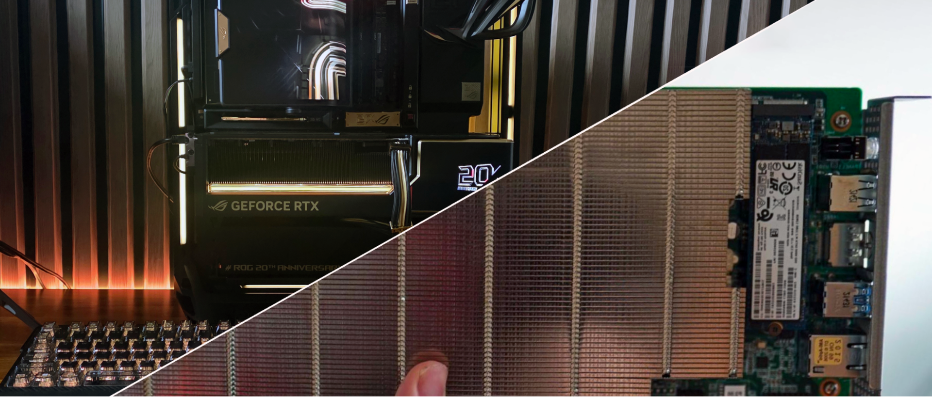 The three-pronged future of custom PC building — from repurposing forgotten parts to ultra-premium works of gaming art