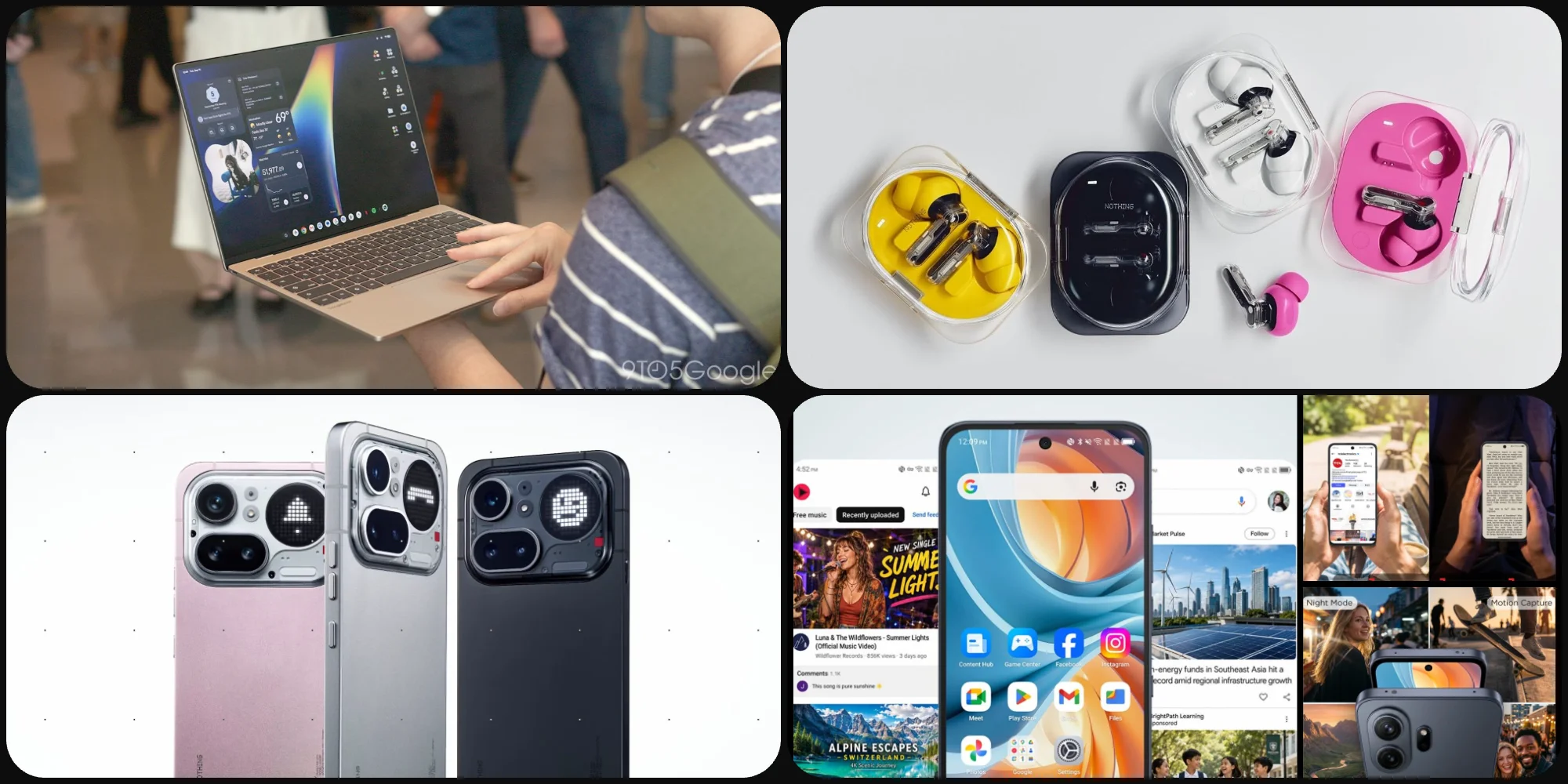 Deals: Googlebook pre-order + FREE Pixel Buds, Nothing Ear (3a) all-time low, desktop charger with display, more