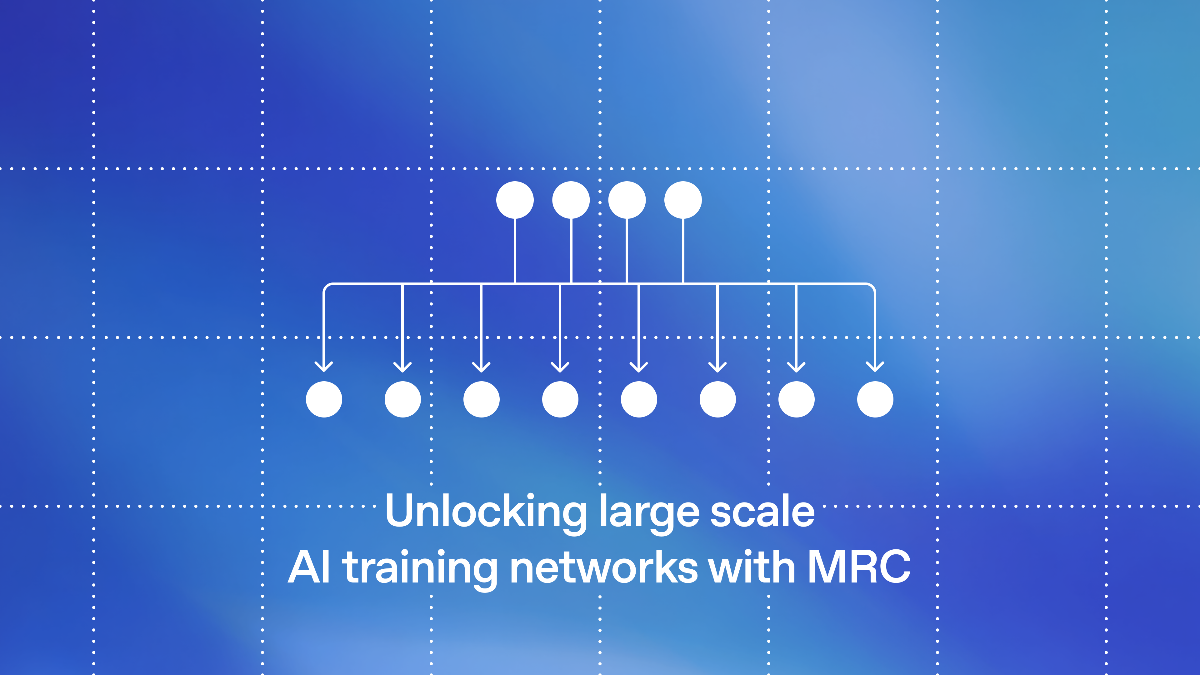 Unlocking large scale AI training networks with MRC (Multipath Reliable Connection)
