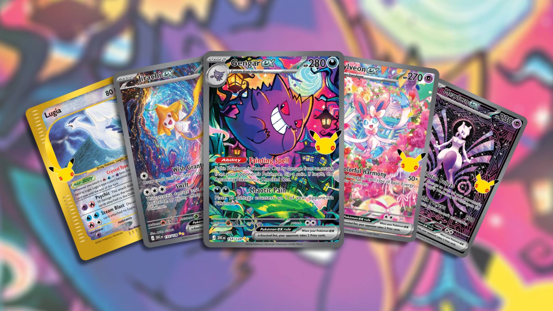 Pokémon TCG 30th Celebration’s 15 Highest-Priced Cards (Including The $4000 RGB Mew)
