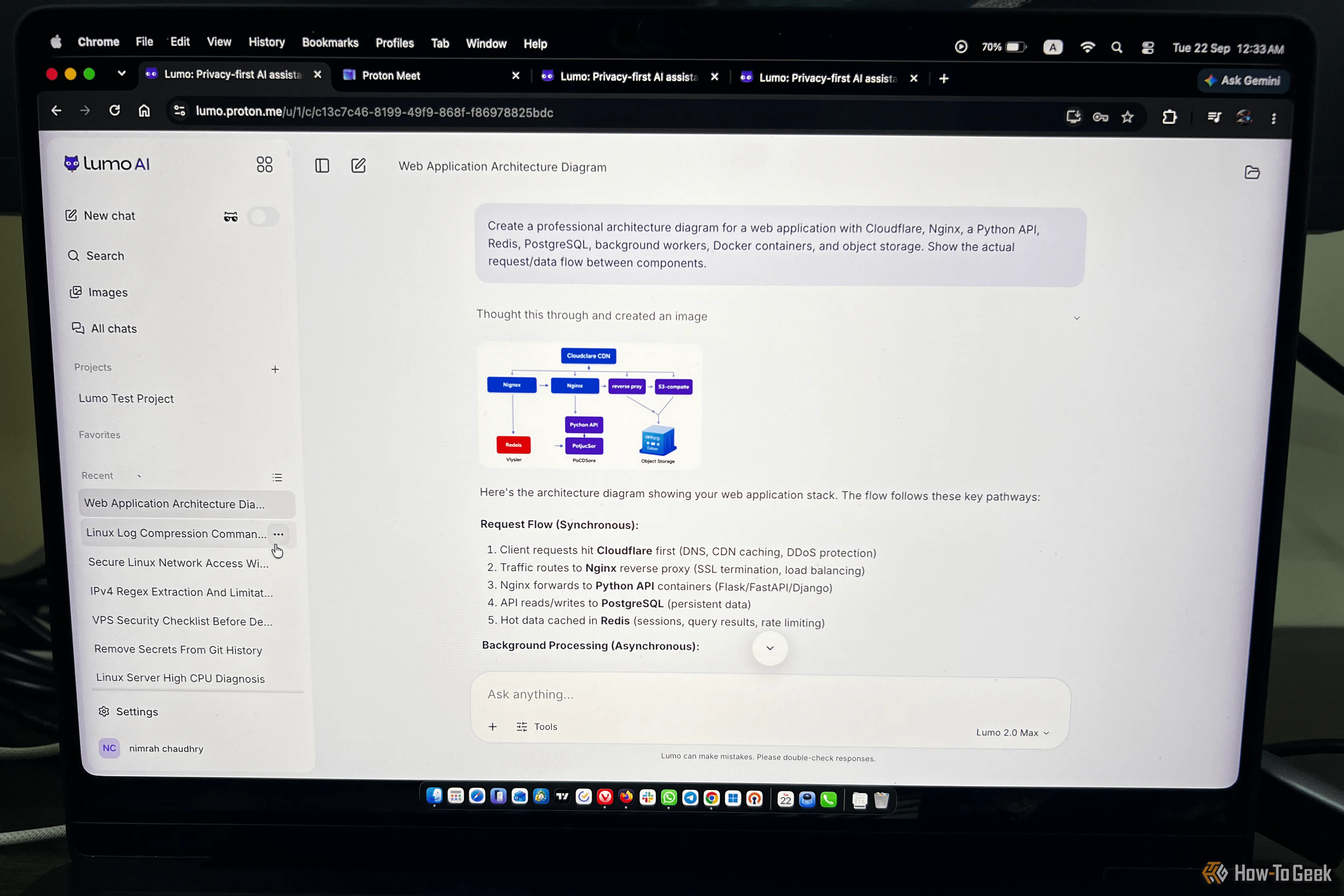 I used Lumo AI for a week instead of ChatGPT. Here's what I learned