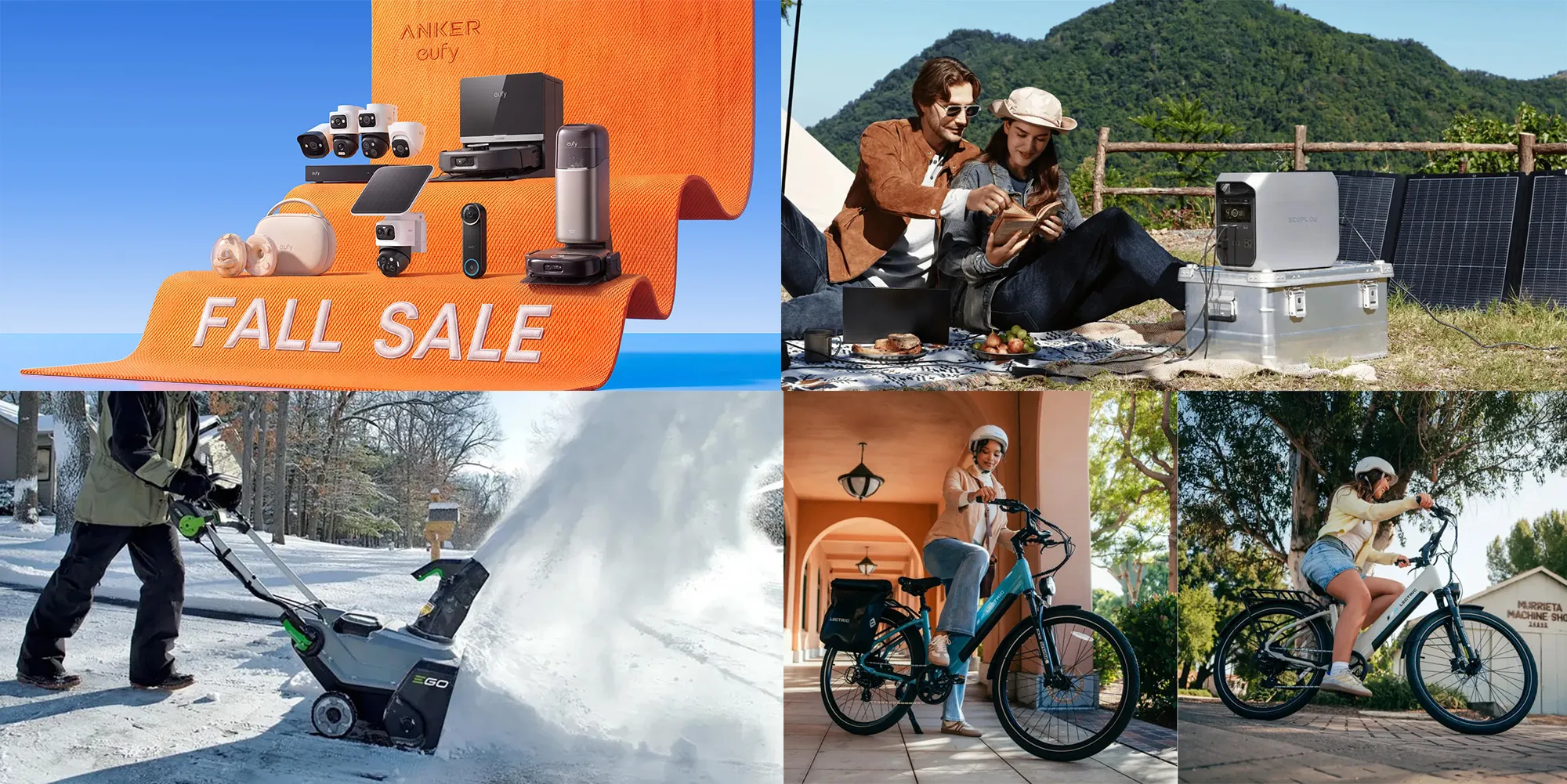 Anker security cameras up to 46% off in early Prime Day Sale, EcoFlow Monthly Madness flash sale, EGO snow blower bundles, more