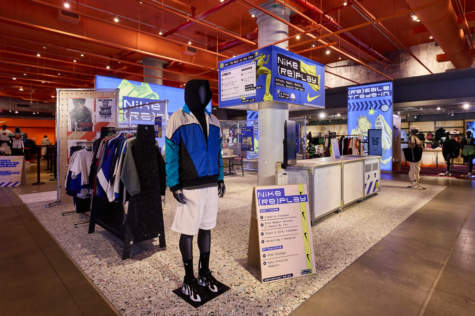 Nike Offers a Second Life to Its Used Sneakers, Apparel at SoHo Pop-up