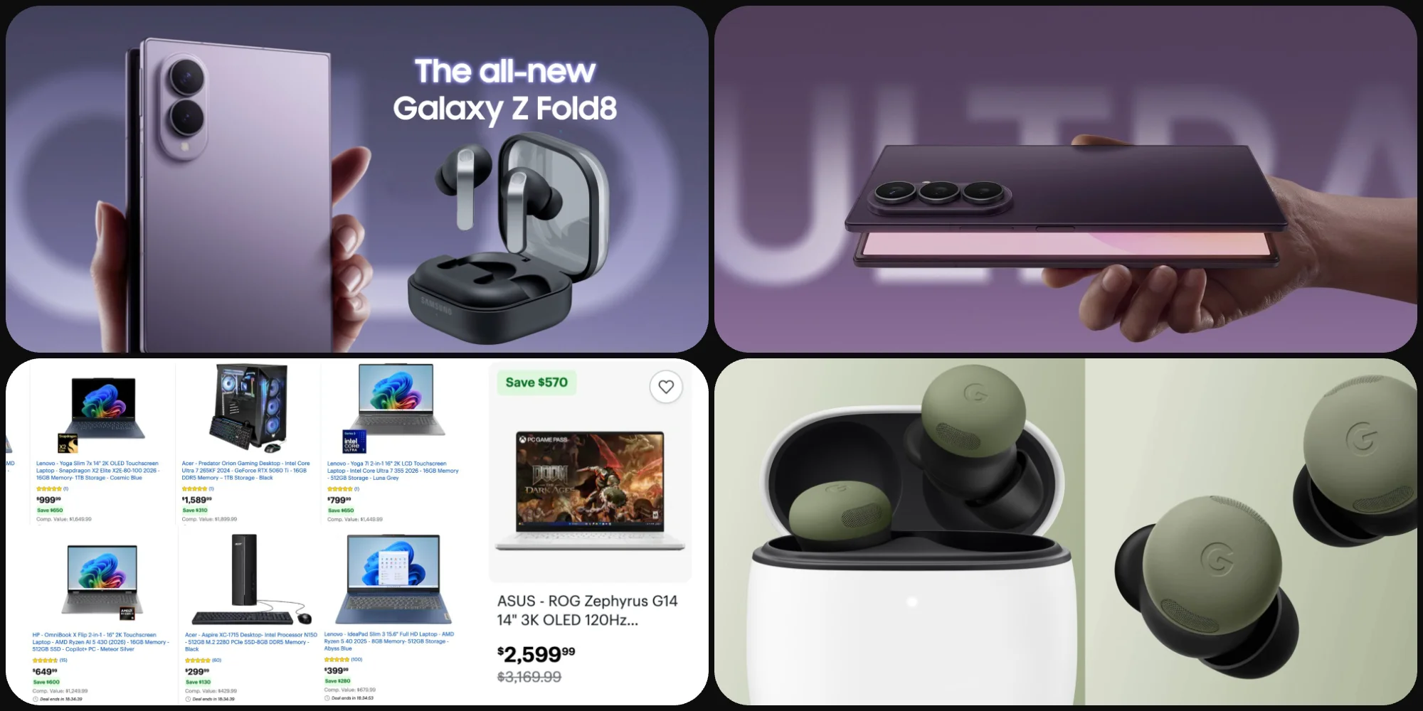 Deals: Galaxy Z Fold 8 Ultra up to $577 off, Fold 8 $250+ off, Copilot+ PC sale up to $650 off, more