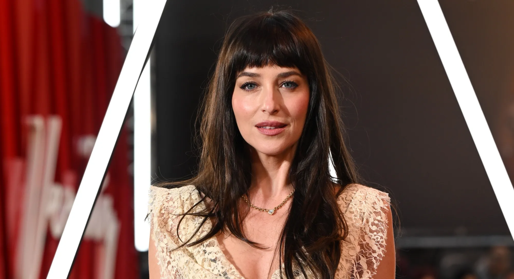 Dakota Johnson Just Returned to the Sheer Dress and Lingerie Combo Trend