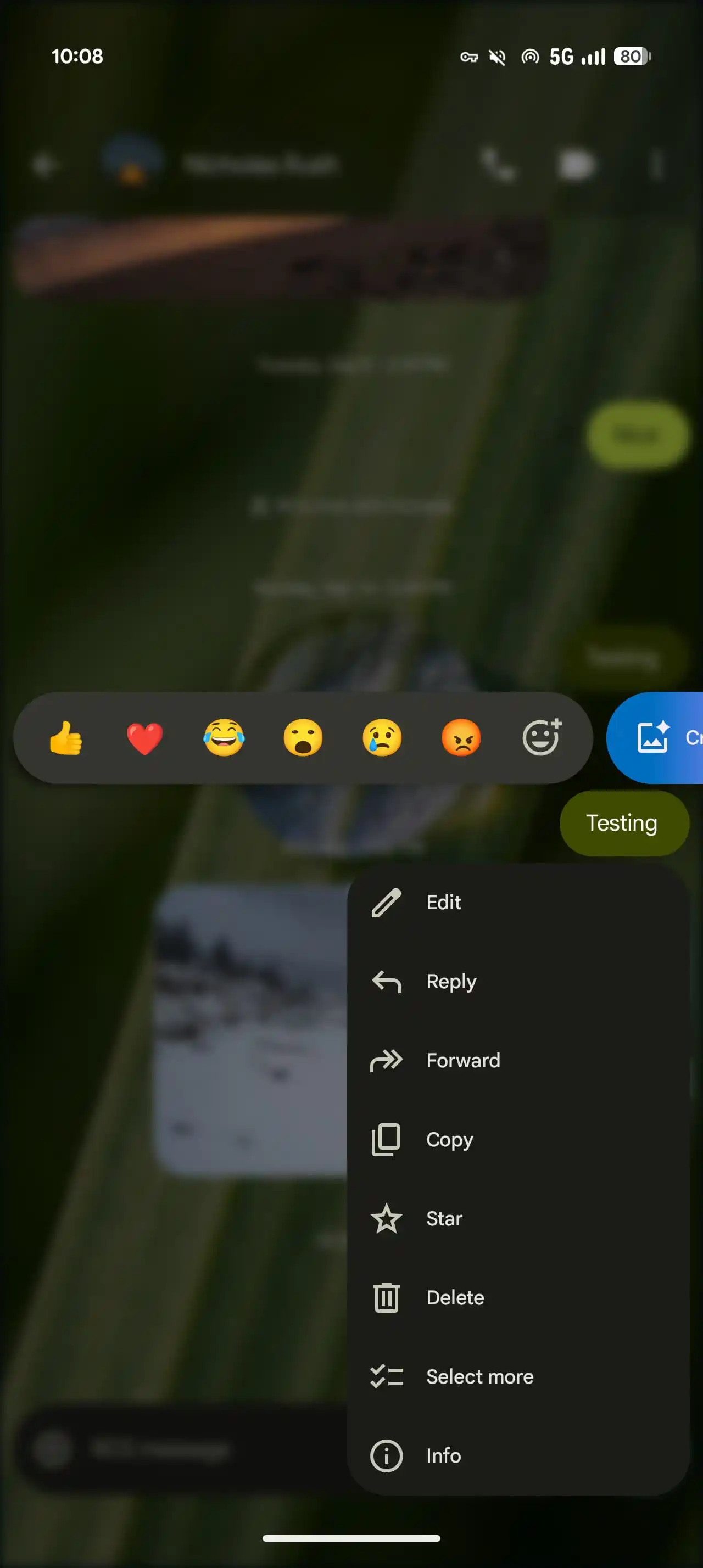 Google Messages finally rolls out new long-press menu with precise copying