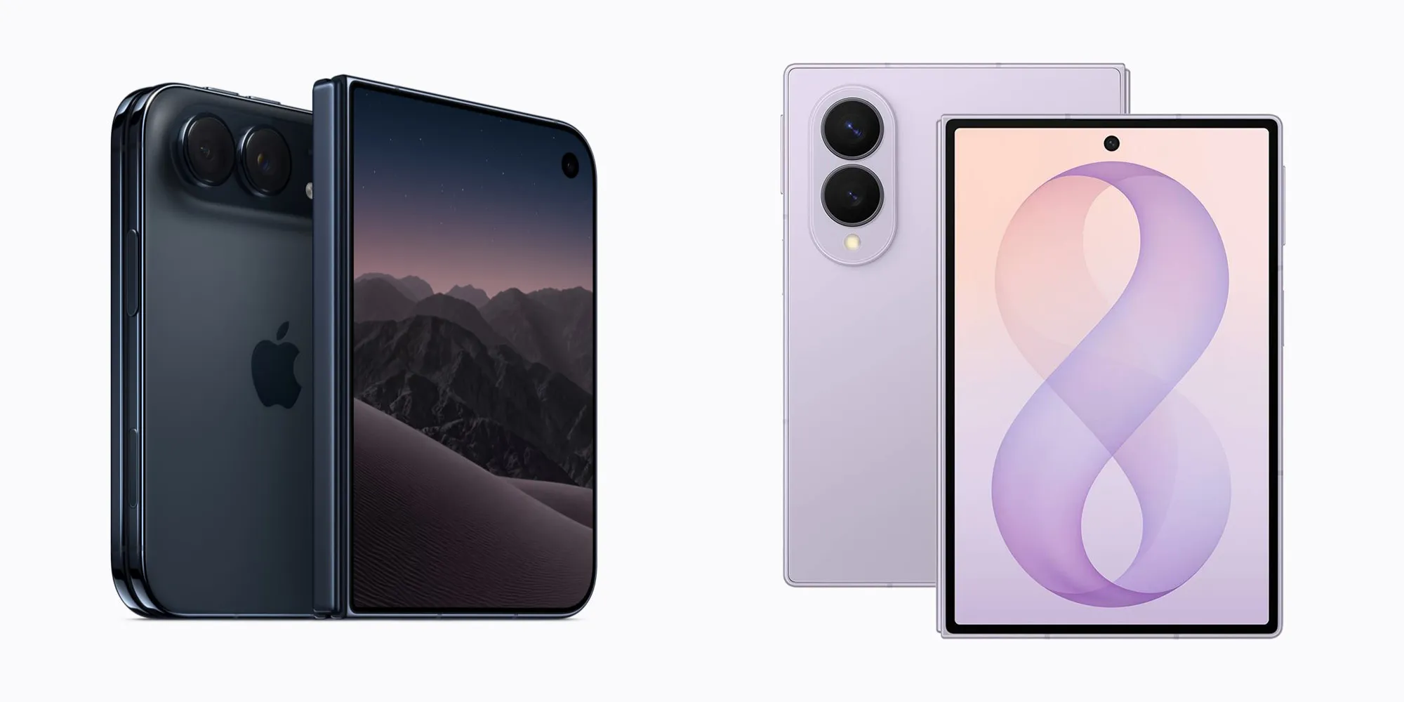 Galaxy Z Fold 8 saw a surge in popularity as soon as Apple unveiled the iPhone Duo