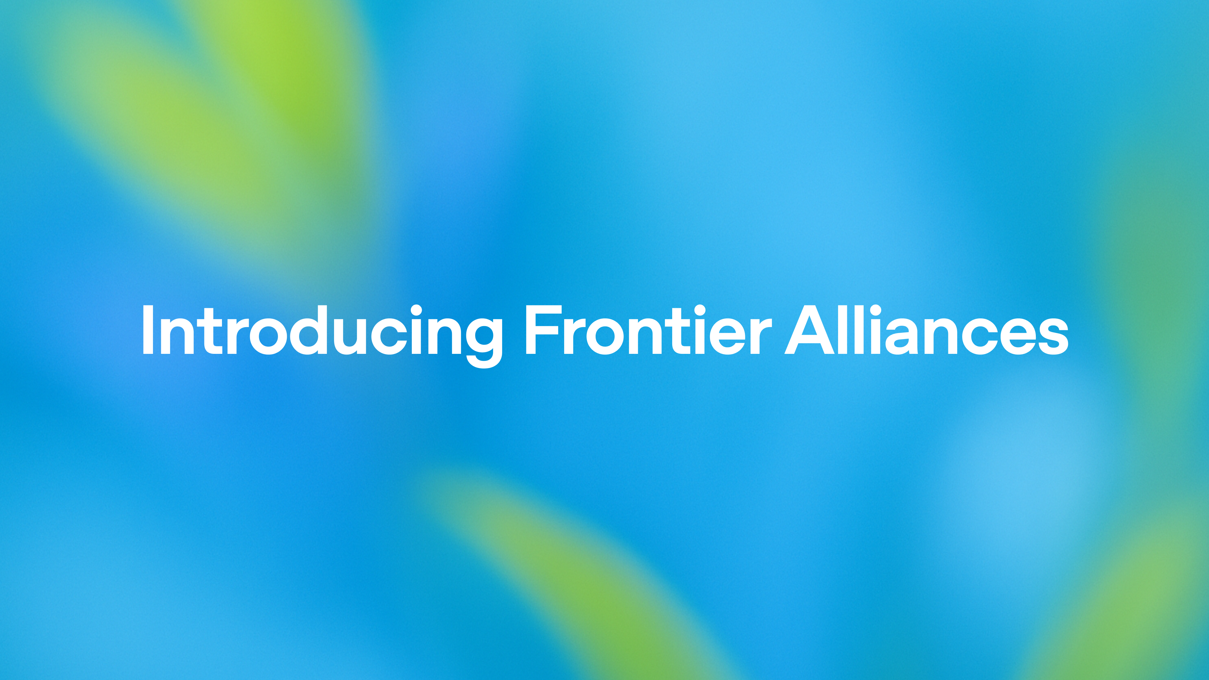 OpenAI announces Frontier Alliance Partners