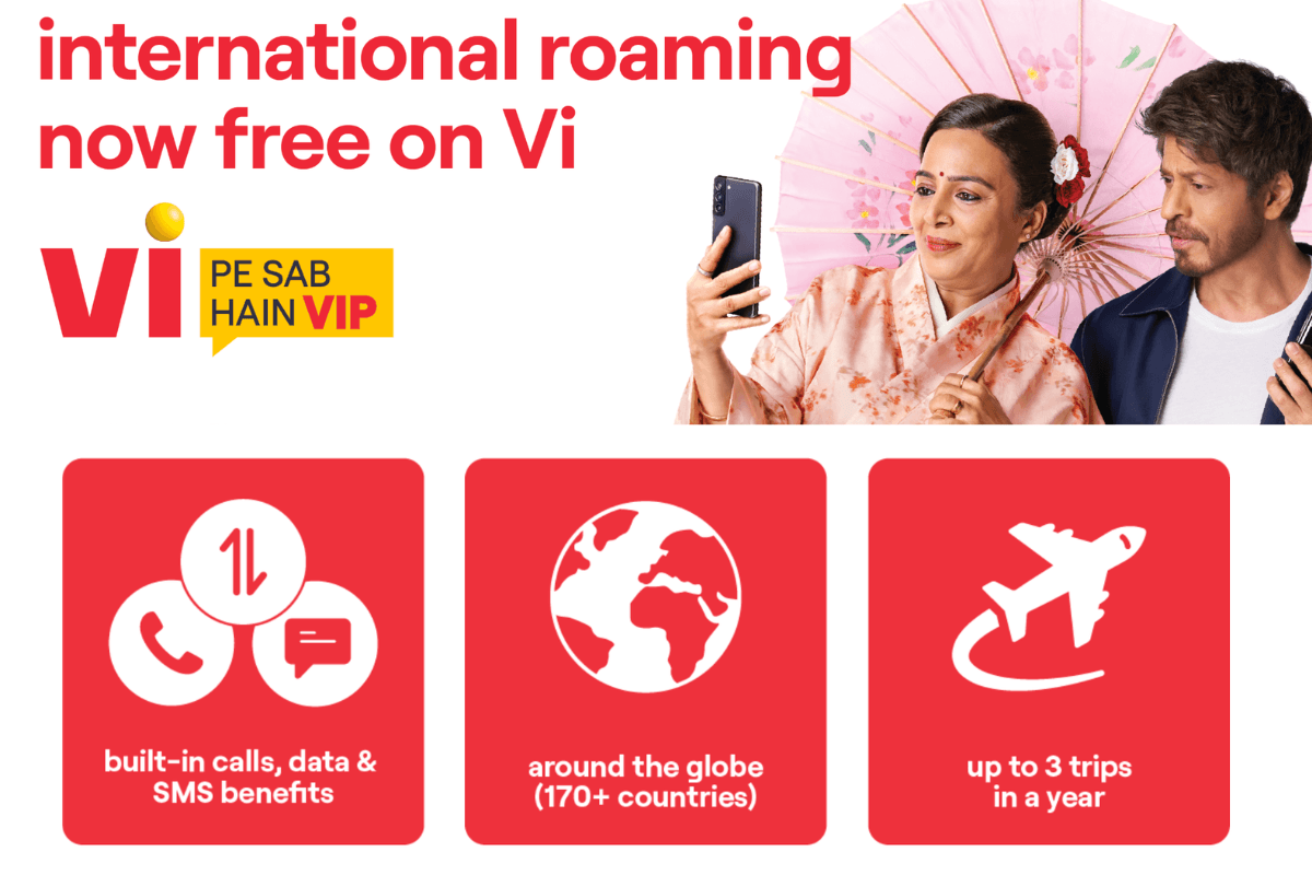 Vodafone Idea Introduces Free International Roaming on Select Prepaid and Postpaid Plans