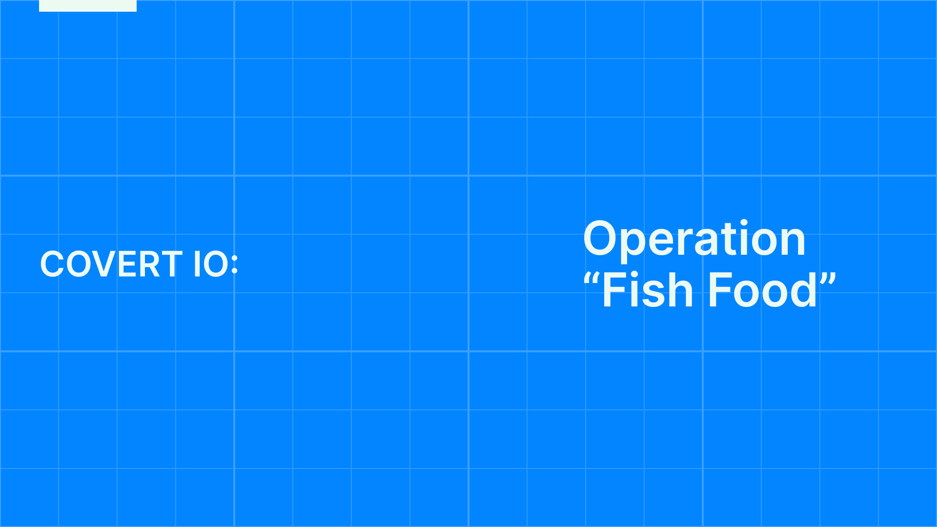 Operation “Fish Food”: Russia-origin content farm activity