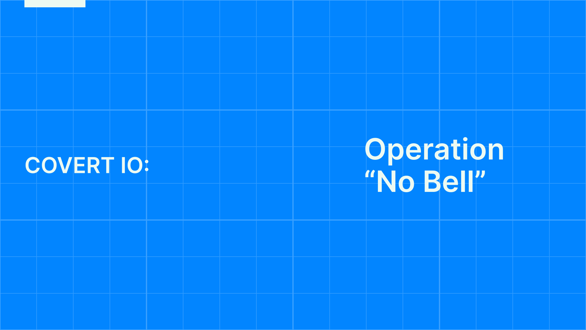 Operation “No Bell”: Coordinated criticism of the US and allies