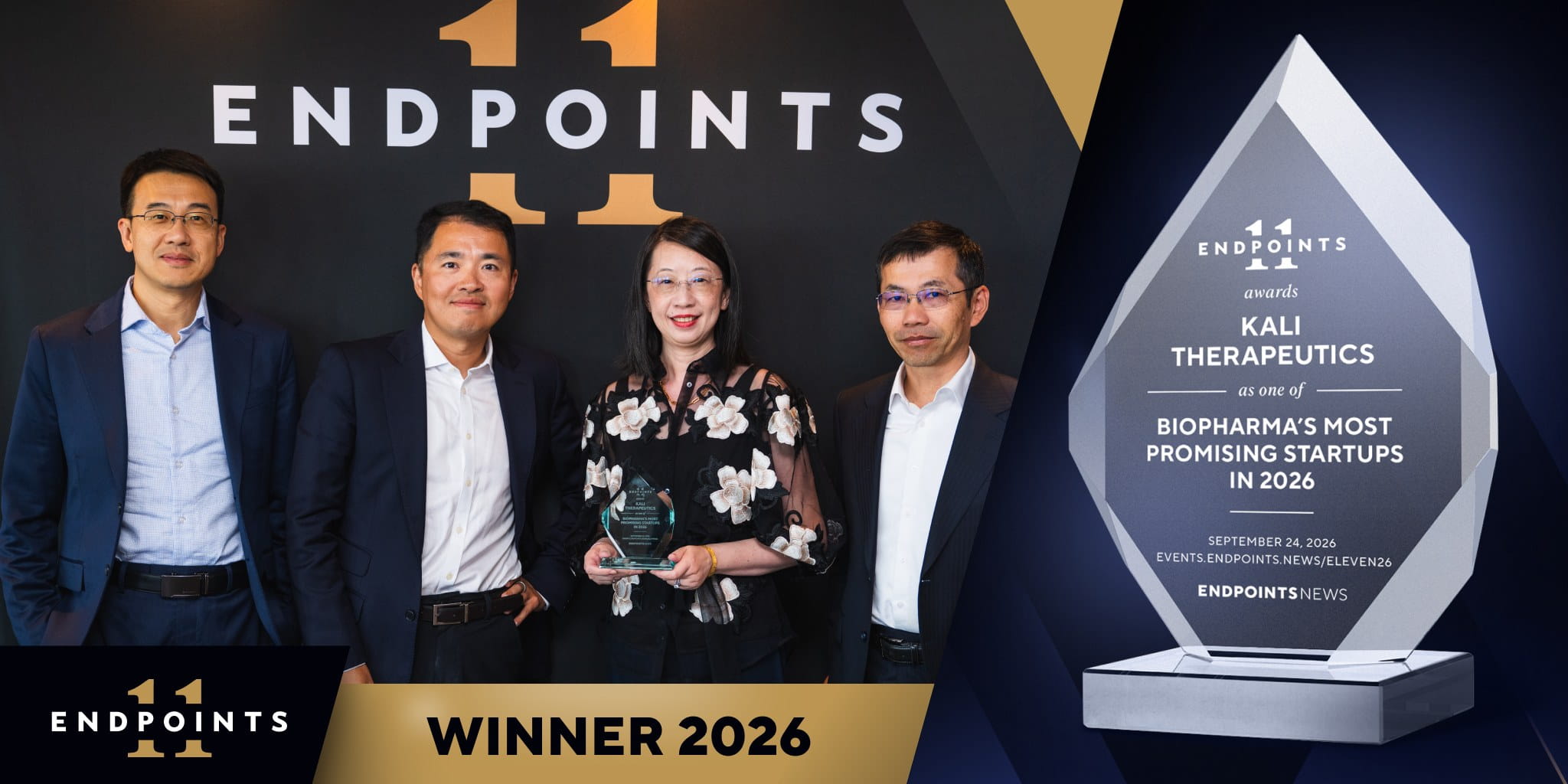 Endpoints 11 2026 winner Kali looked at China for pipeline drugs, then turned in-house