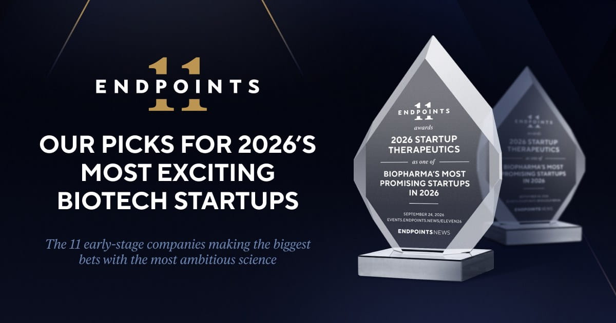 Biotech's best startups of 2026: Meet this year's Endpoints 11