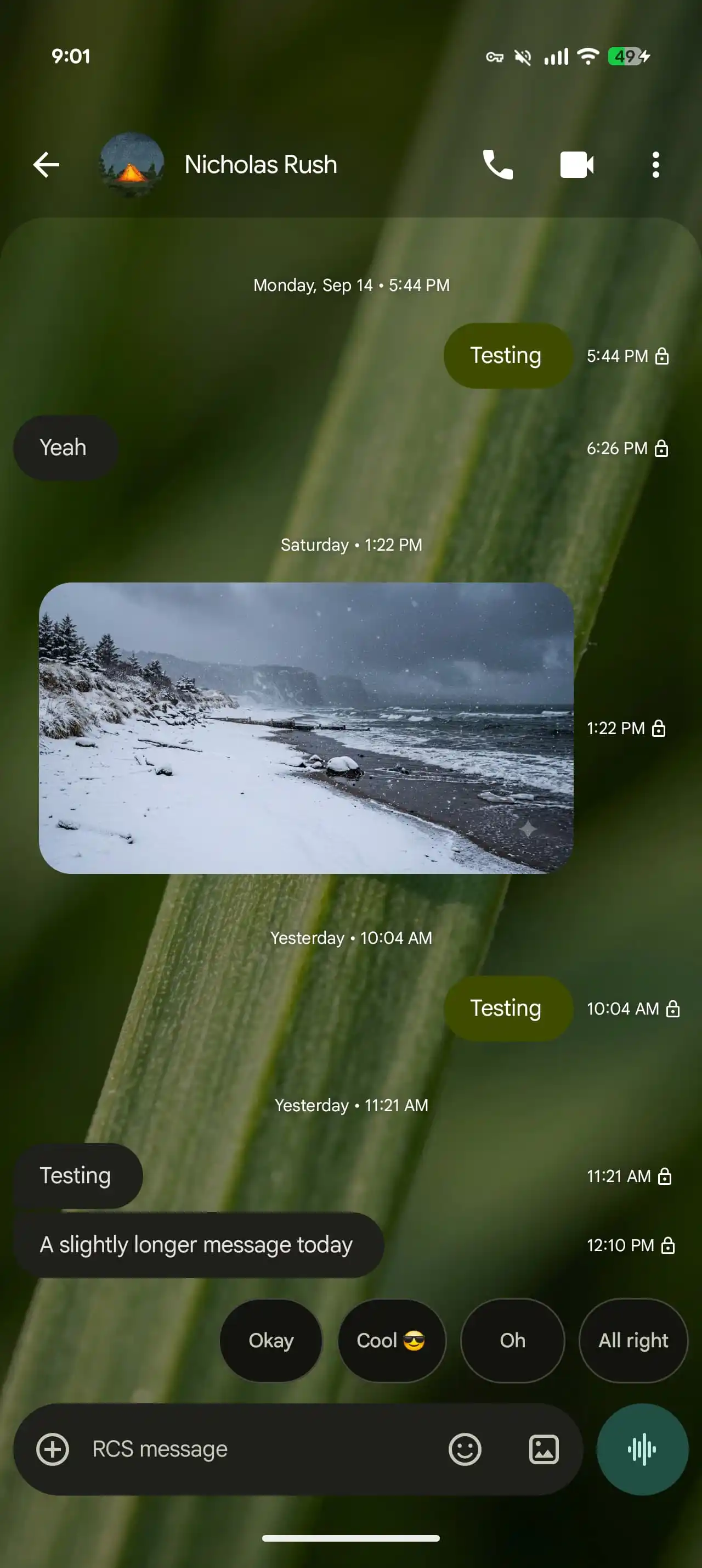 Google Messages rolls out new swipe for timestamps & reply gesture