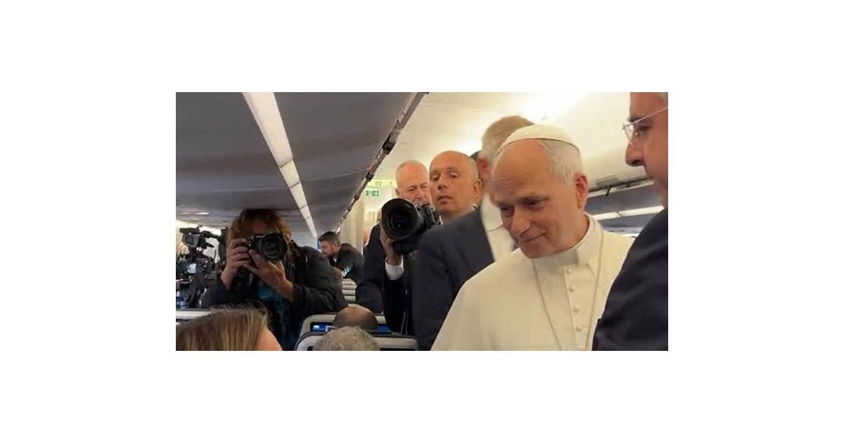 On board with Reuters: What it's like to fly with the Pope