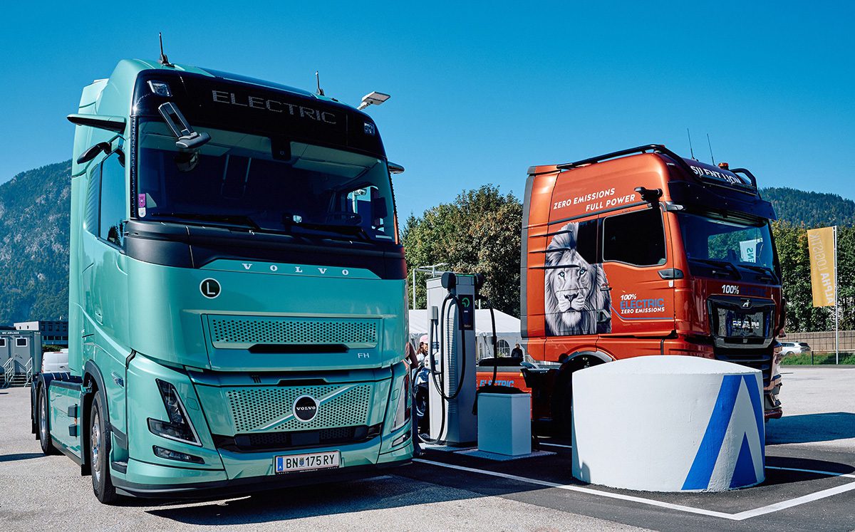 Siemens and OMV deploy high-power electric truck charging in Austria