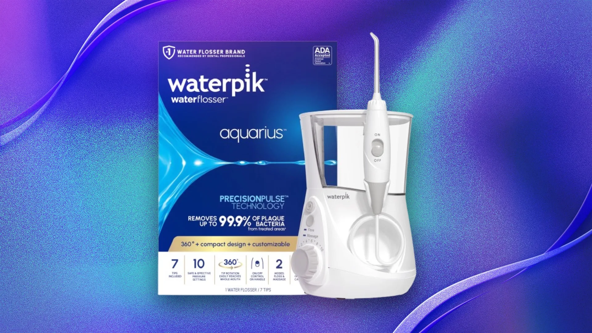 Keep Your Smile Sparkling With the Waterpik Aquarius, Now 40% Off for Prime Day
