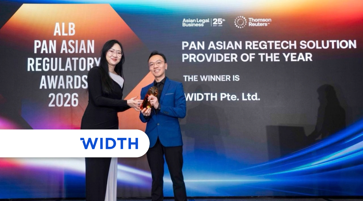 WIDTH Wins Pan Asian RegTech Solution Provider of the Year