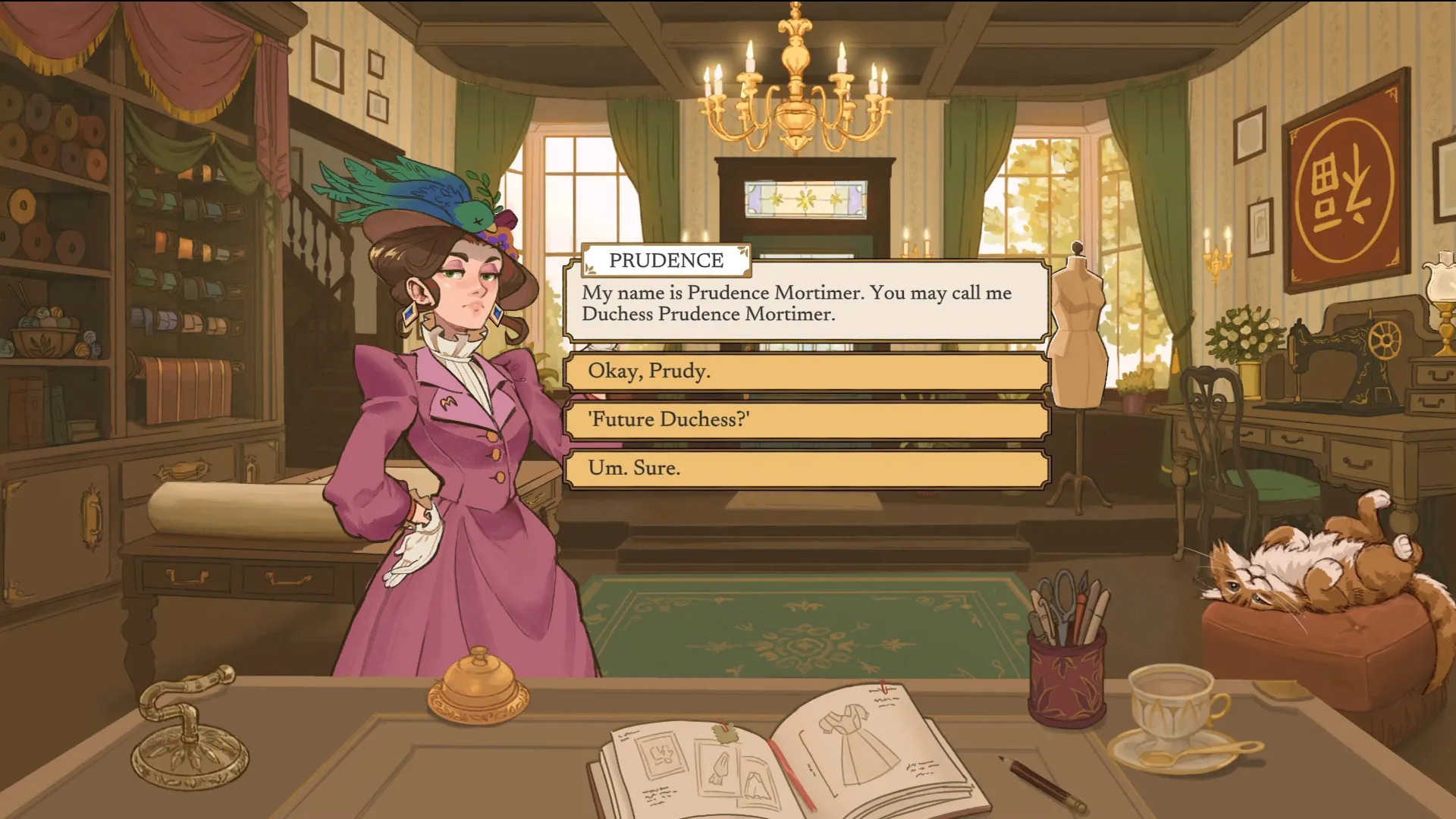 Prudence's Commission Guide in Dressmaker