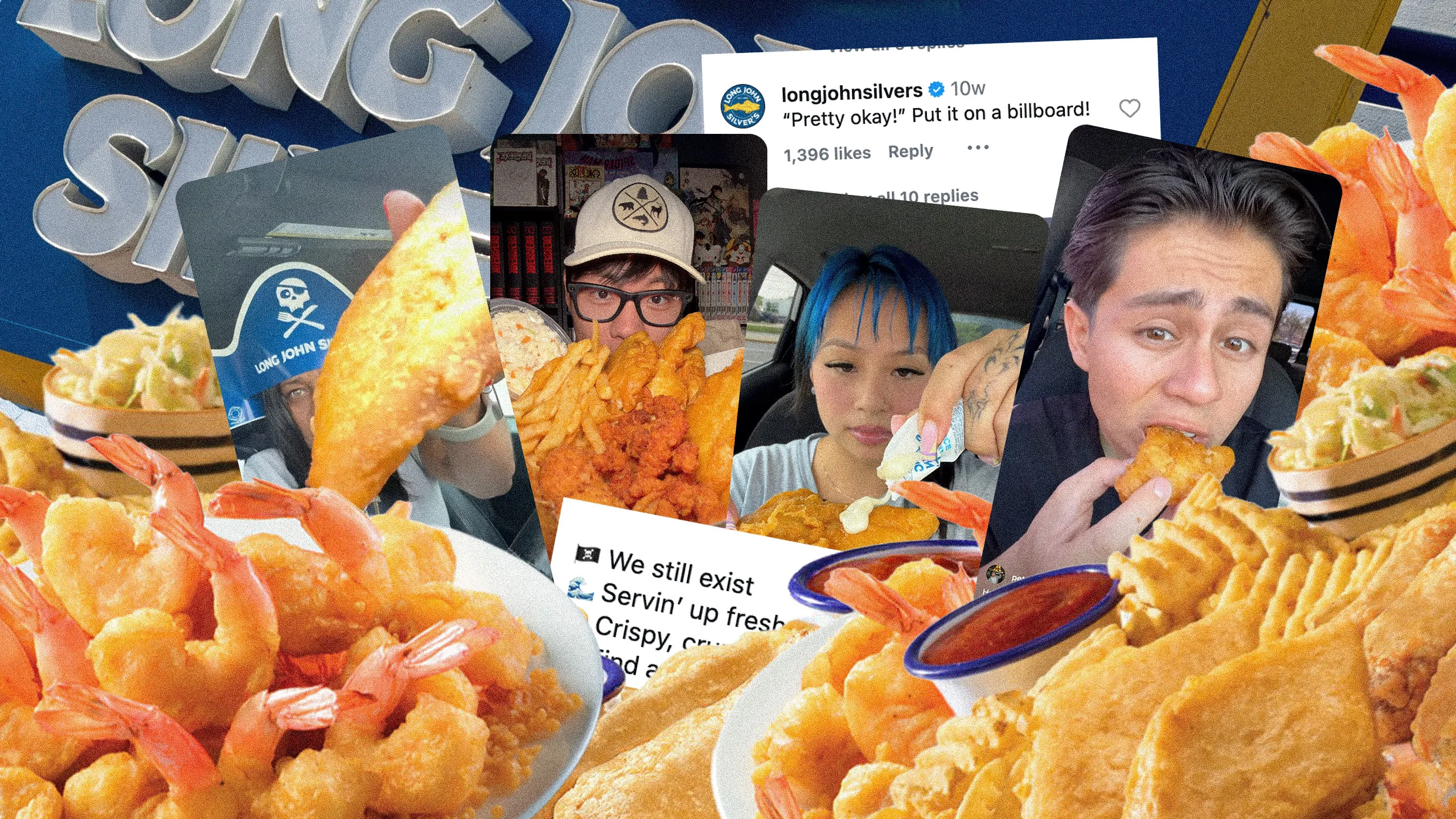 Mukbangers are answering the age-old question, ‘Who is keeping Long John Silver’s in business?’