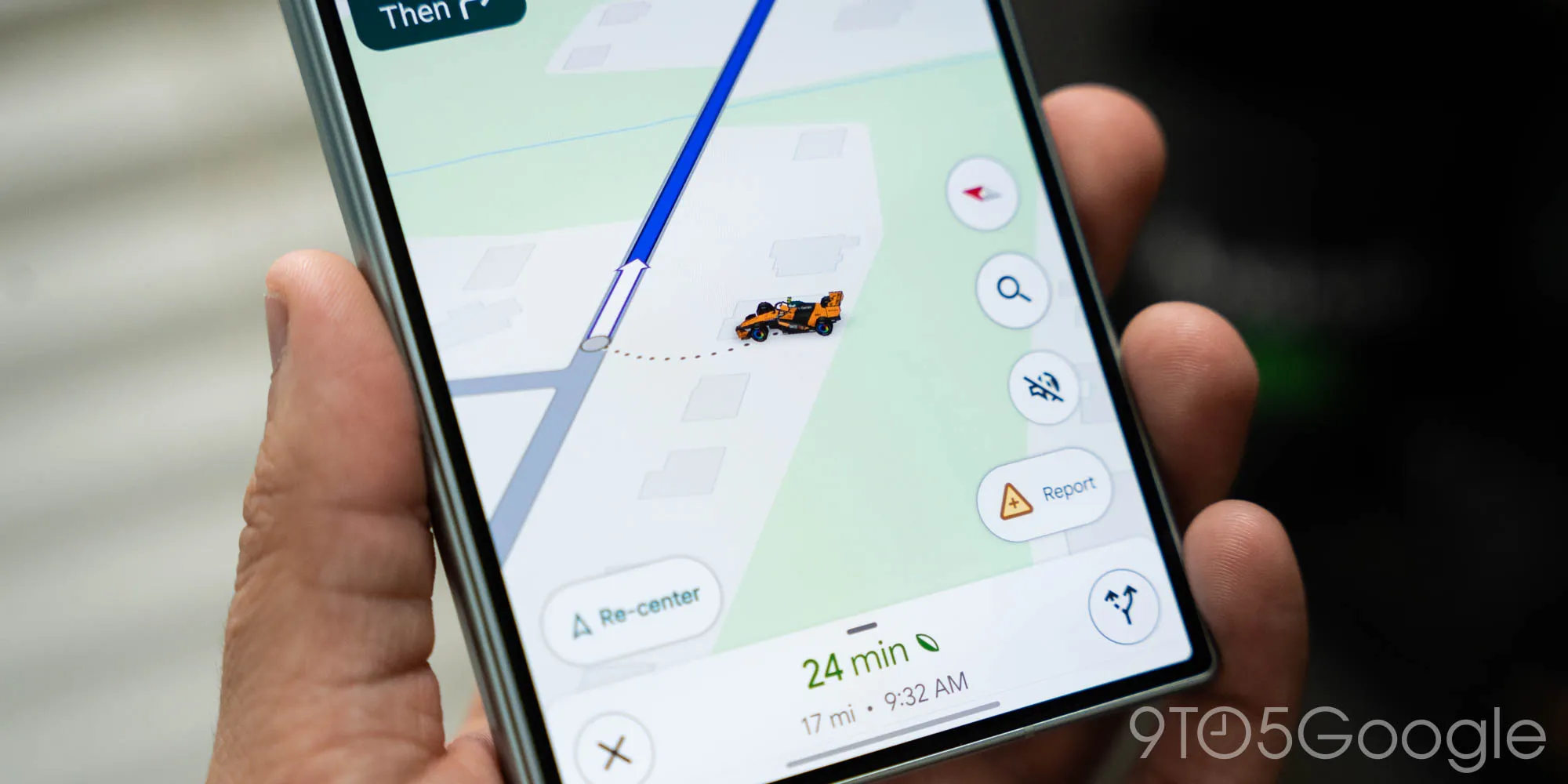 Google Maps now lets you turn your car into a McLaren F1