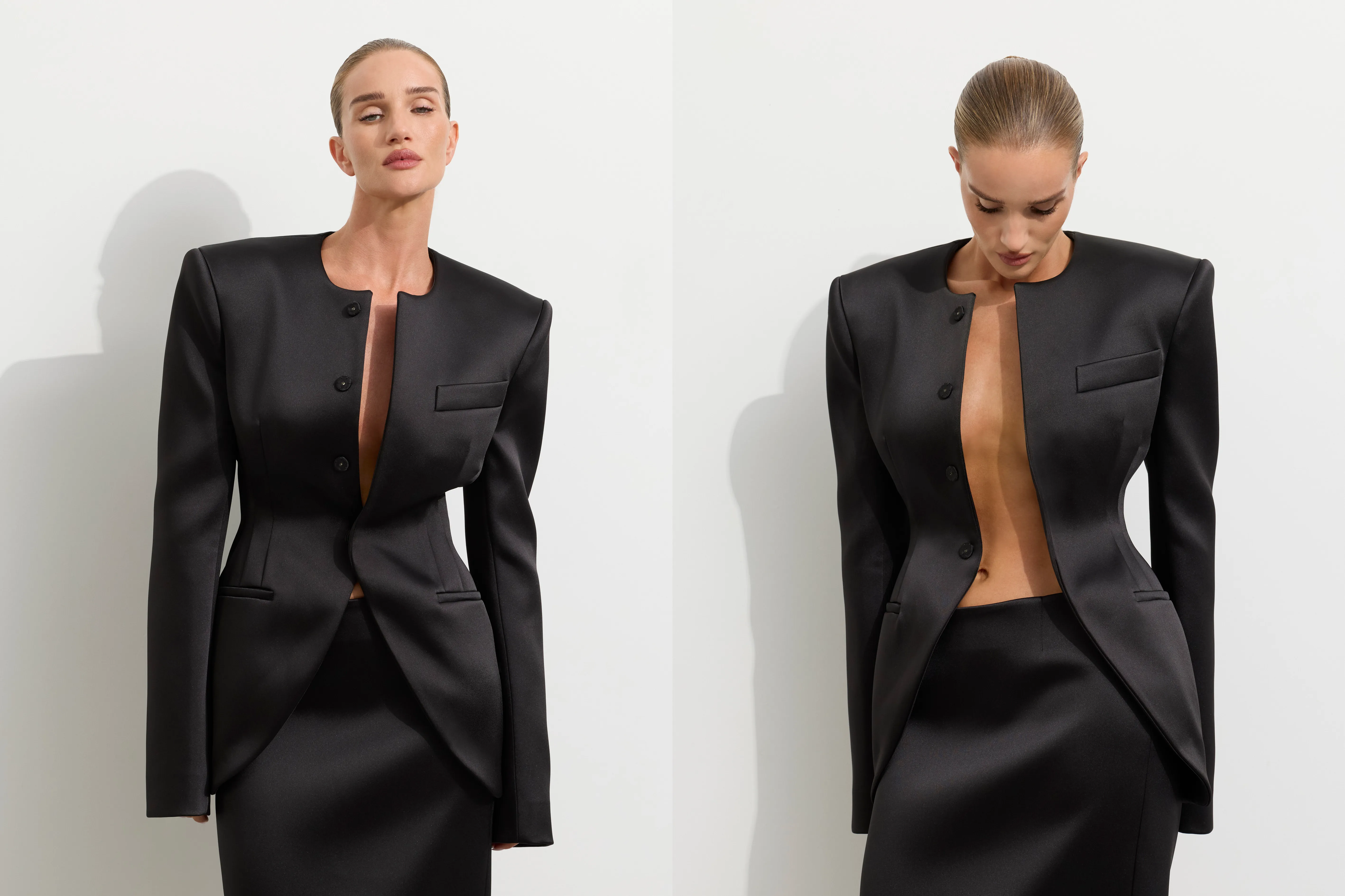 Rosie Huntington-Whiteley and Wardrobe.NYC Team for Tailoring-Focused Capsule