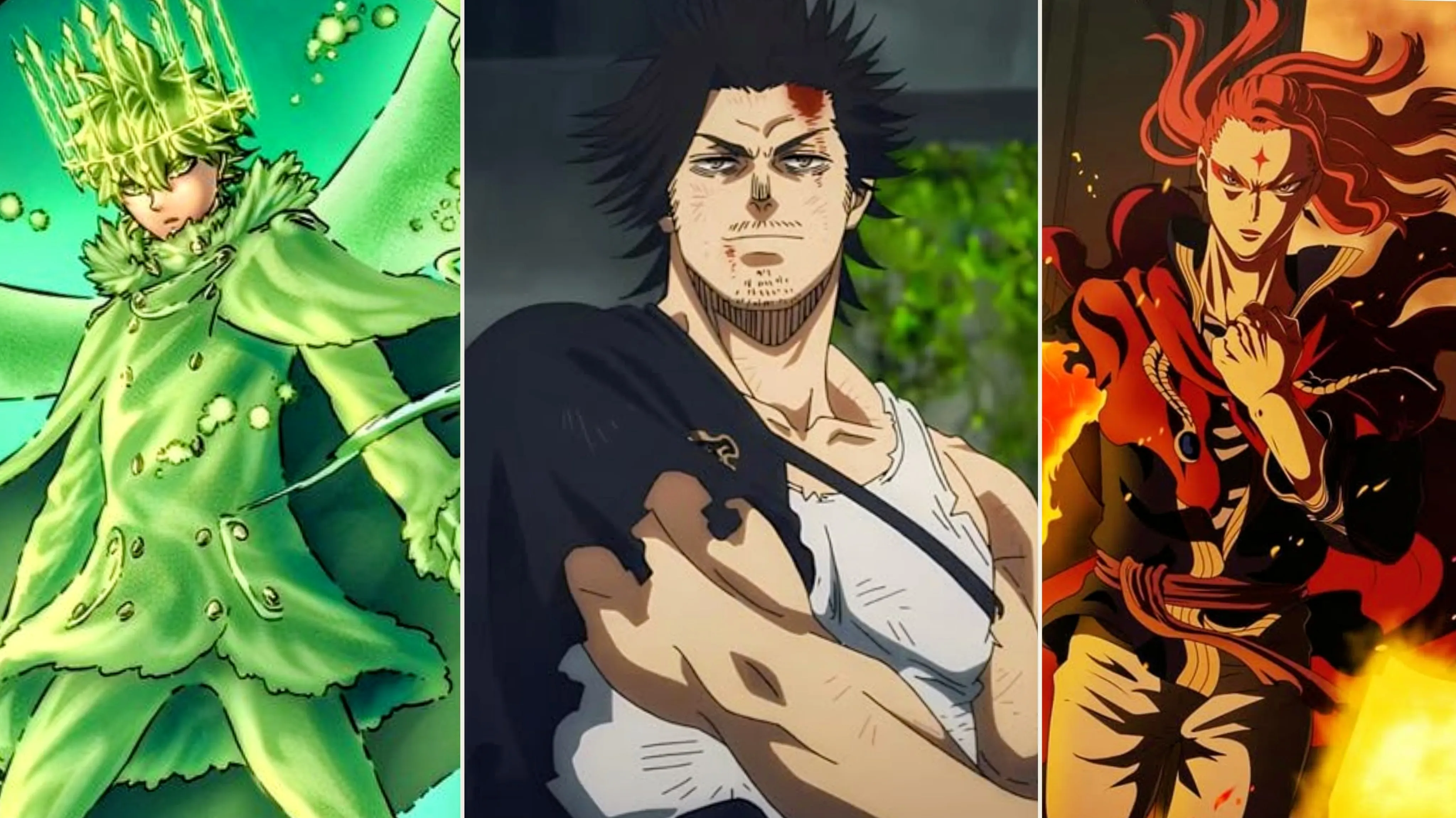 Black Clover: 6 Strongest Magic Knight Squad Captains, Officially Ranked